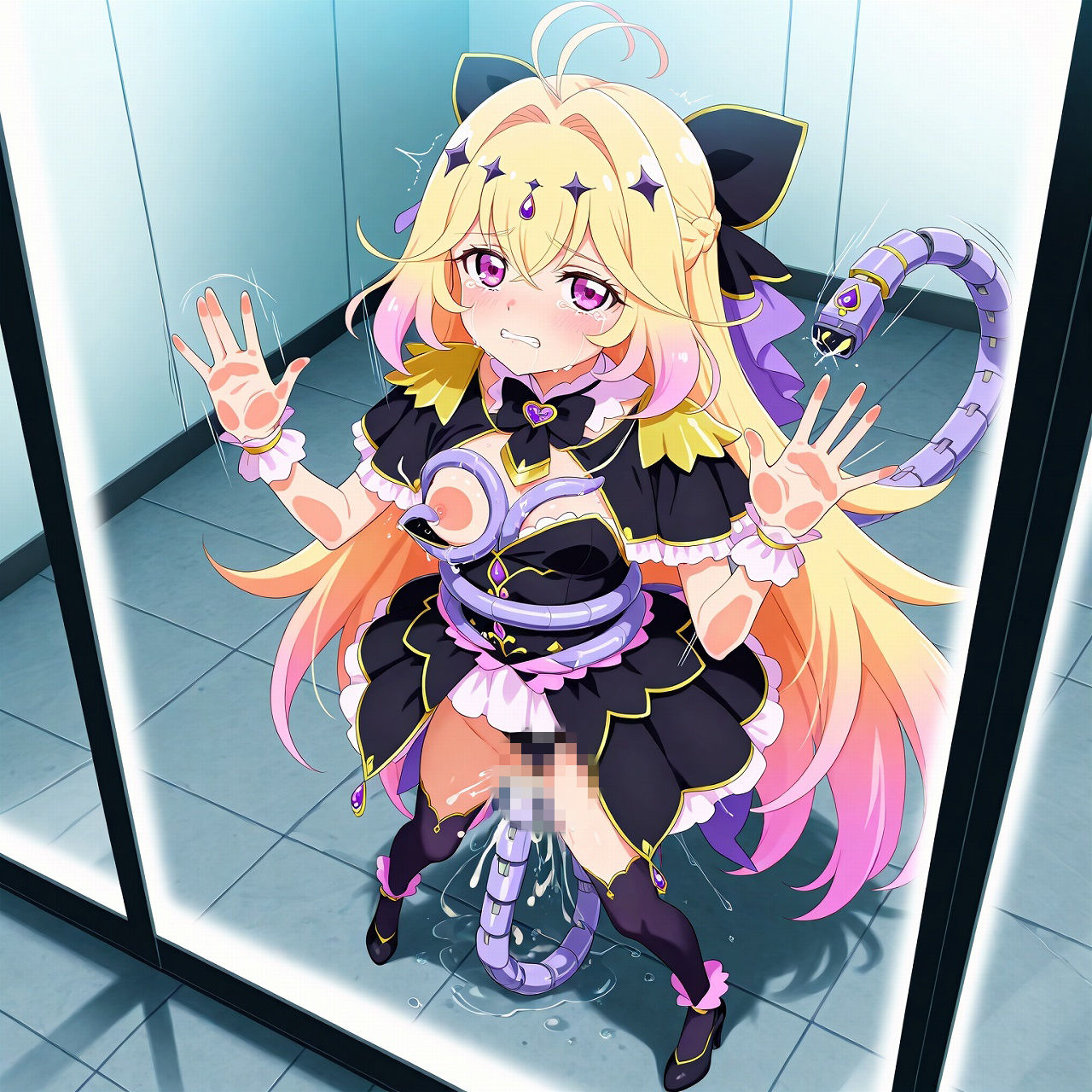 Fan fiction キュ〇アルカナ・シャ〇ウ 触手 サンプル2ページ目