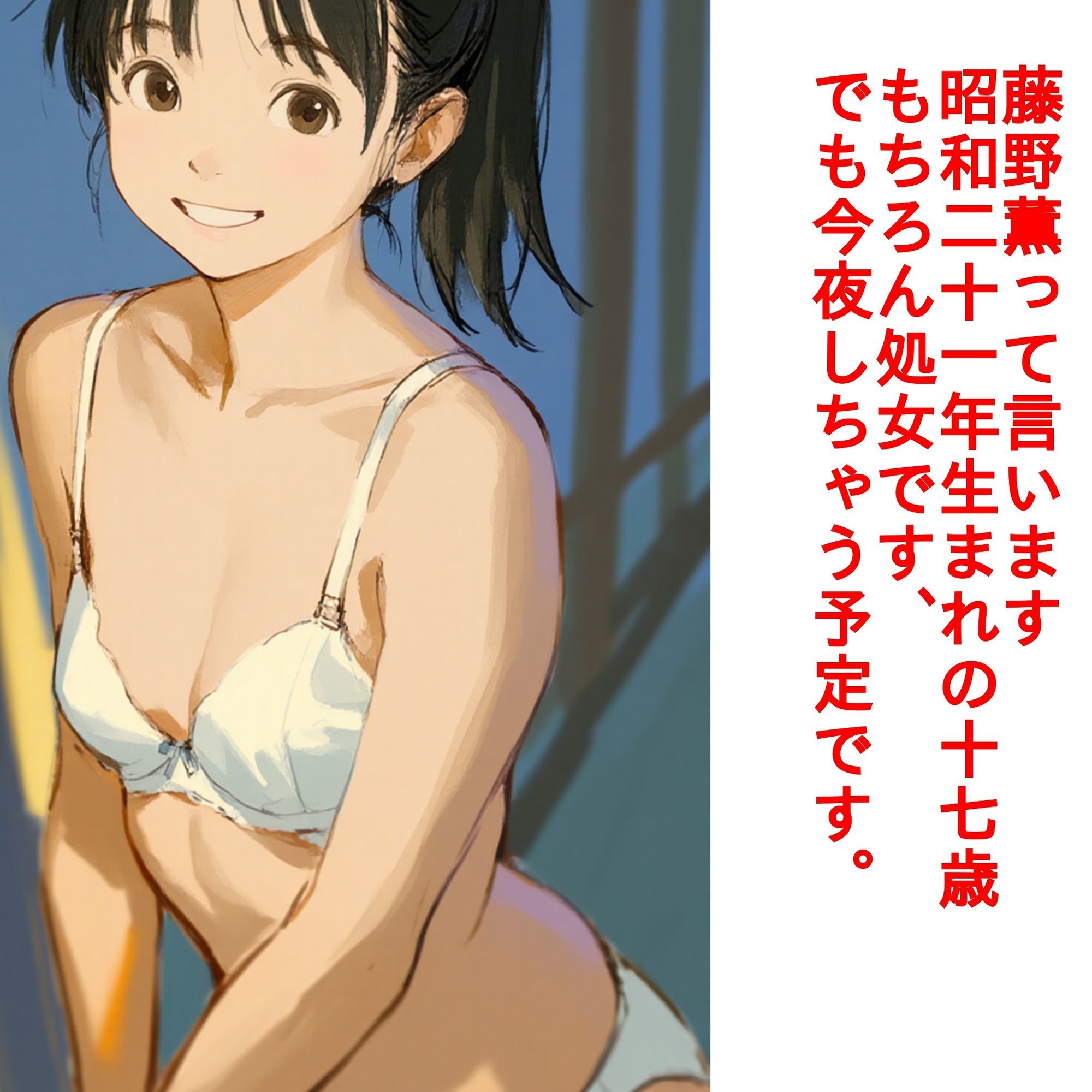 「女好き番外  藤野薫の学生生活」から サンプル1ページ目