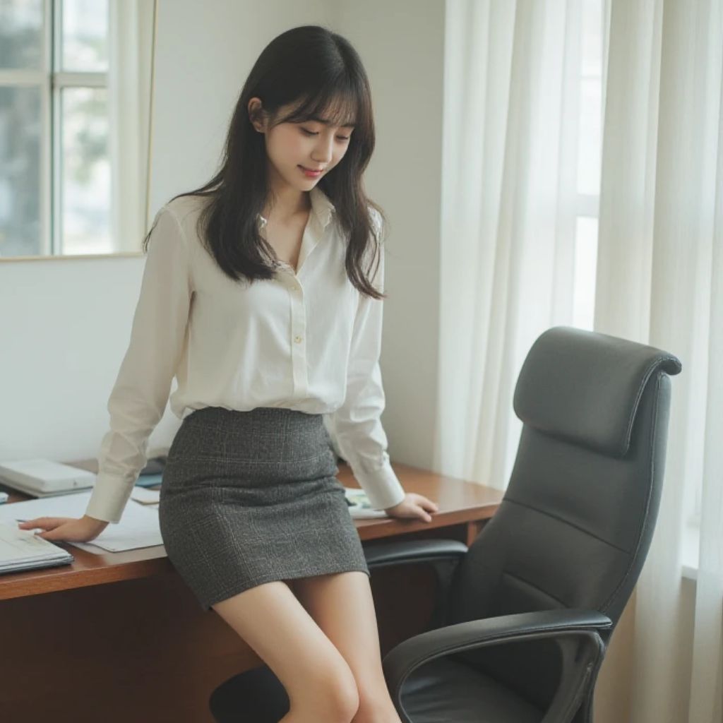 タイトスカートの彼女 サンプル3ページ目