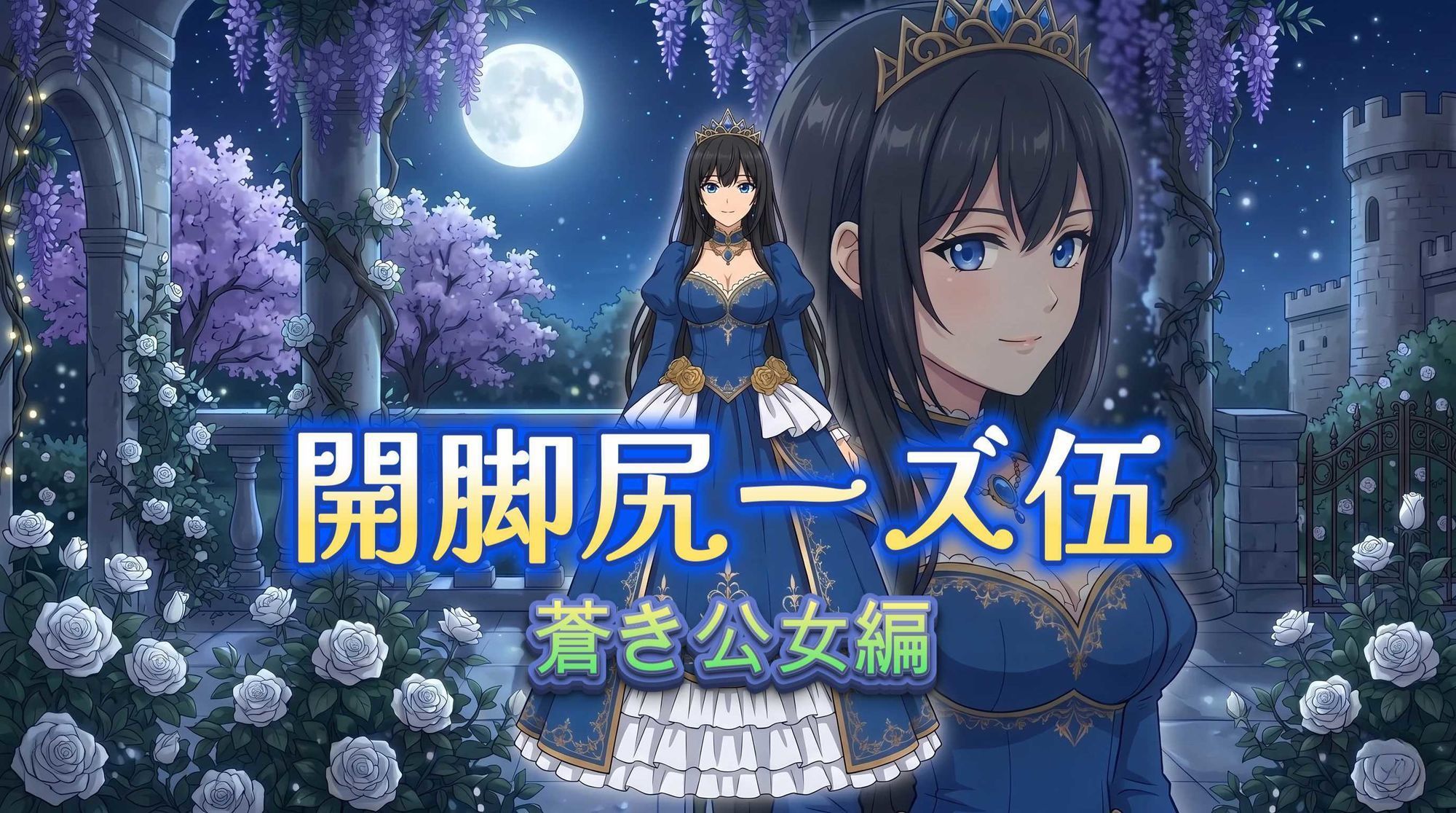 開脚尻ーズ伍（蒼き公女編） サンプル1ページ目