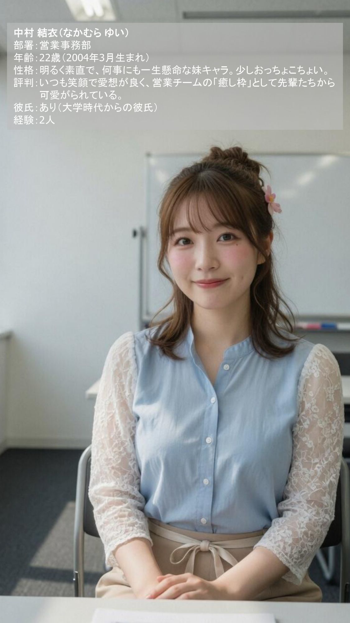 【AI実写】リアルすぎる流出画像集 〜詳細プロフィール付き。普通のOL5人が見せた絶対秘密の姿〜 サンプル2ページ目