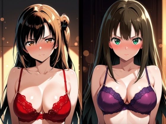 弱みを握られチ●ポを受け入れたところ快感を教え込まれ陥落【島●卯月＆渋●凛】 サンプル1ページ目