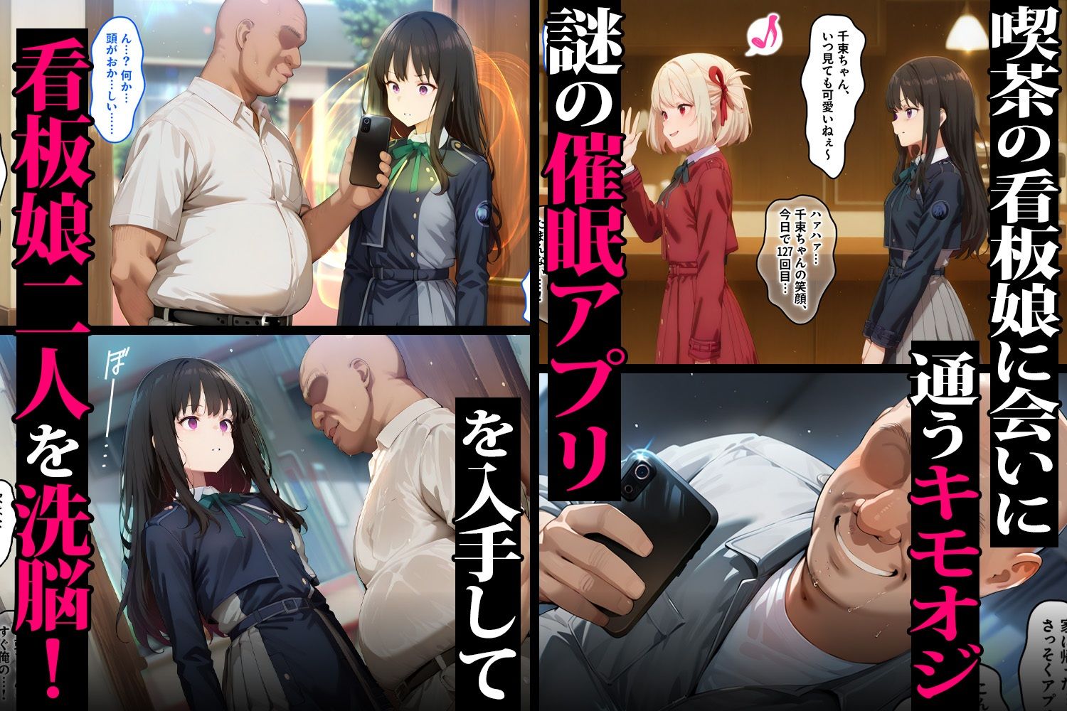 底辺ストーカーの逆転催● 千束＆たきながイキ狂い中出しされる話 サンプル1ページ目