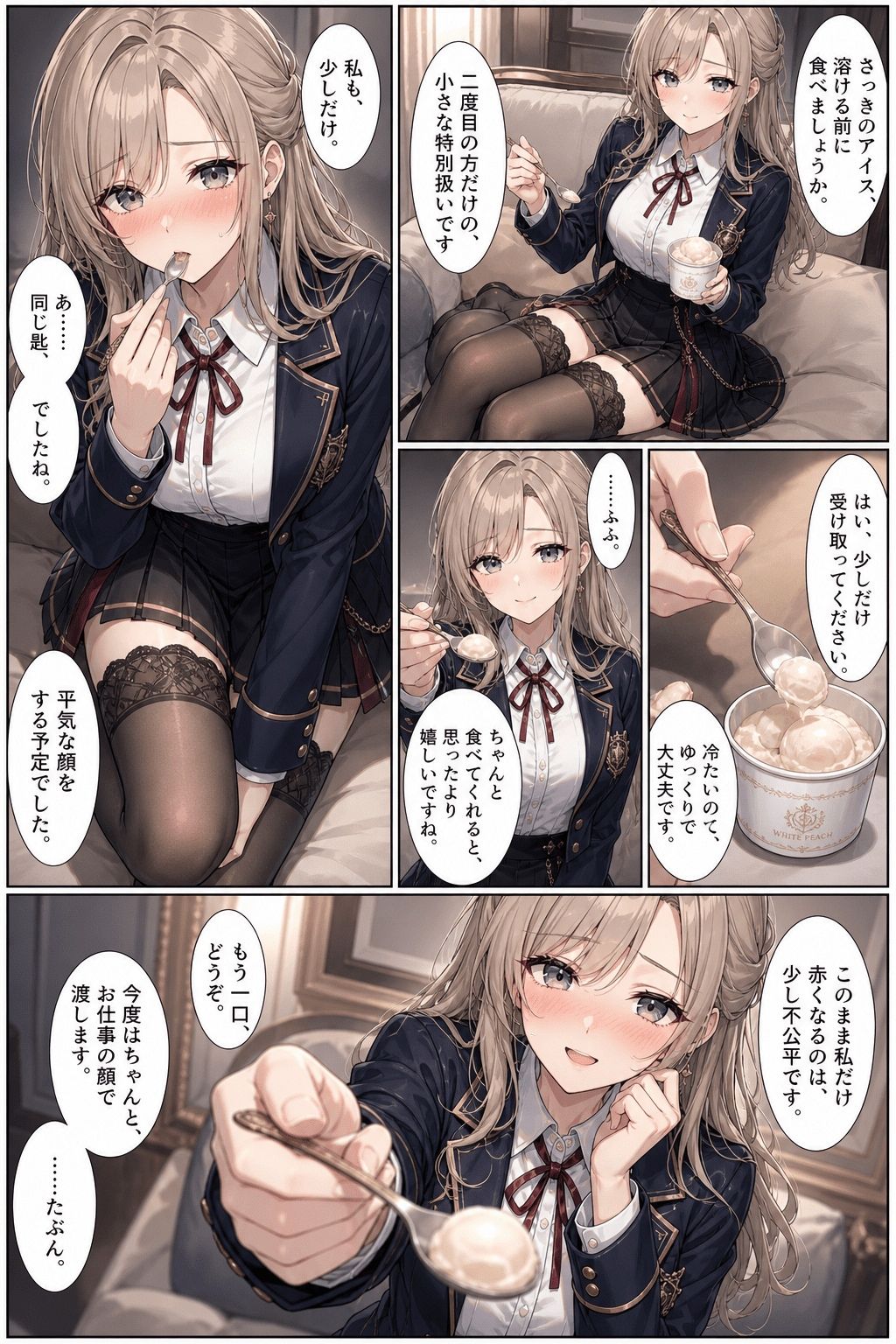 夢幻館AI恋愛漫画コレクション＊ChatGPTの漫画制作ノウハウ付き サンプル7ページ目
