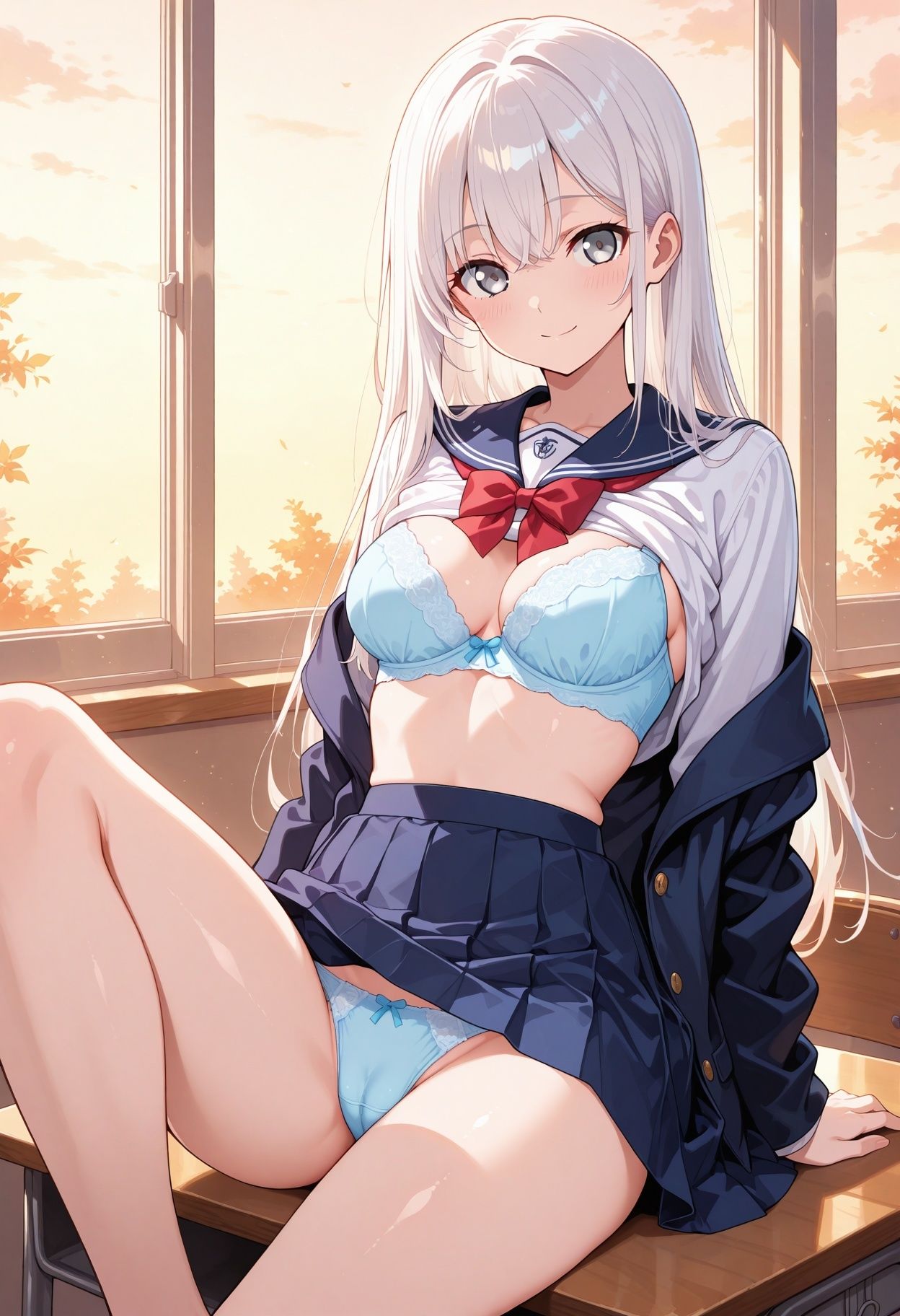 【AI CG集】学校の花園3 〜school collection〜 サンプル3ページ目