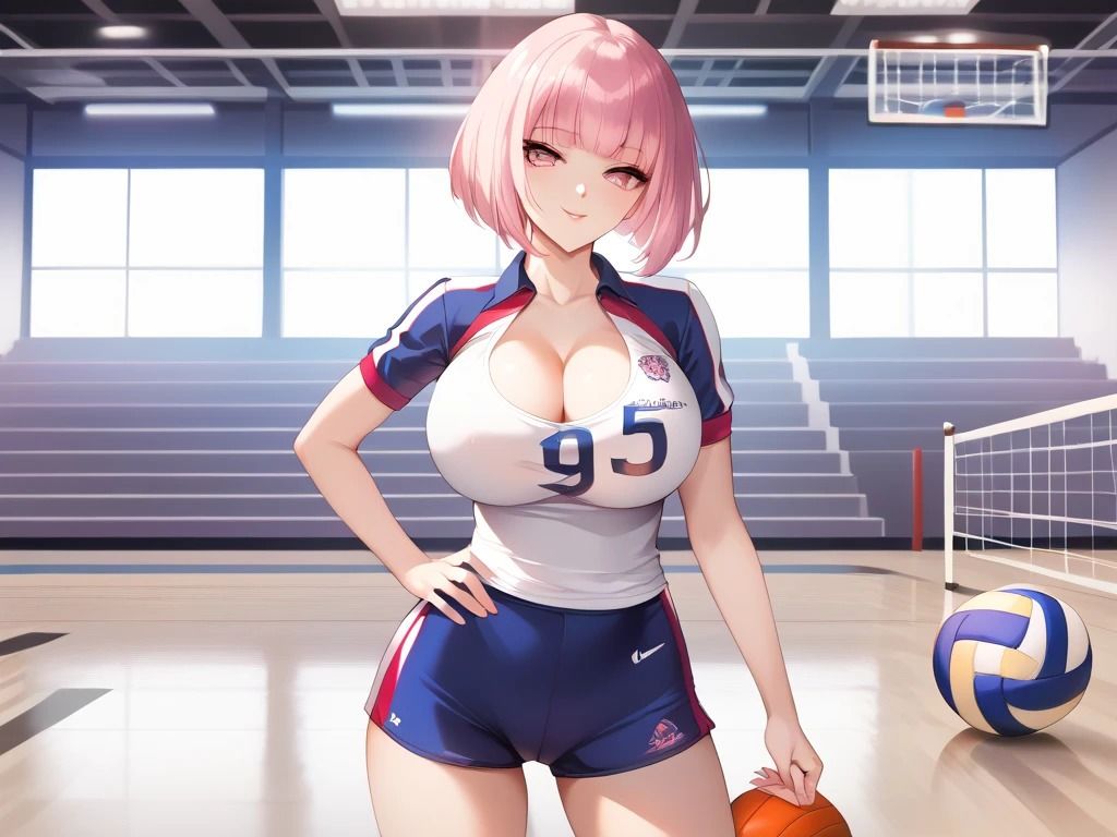 バスケ女子とバレー女子 サンプル4ページ目