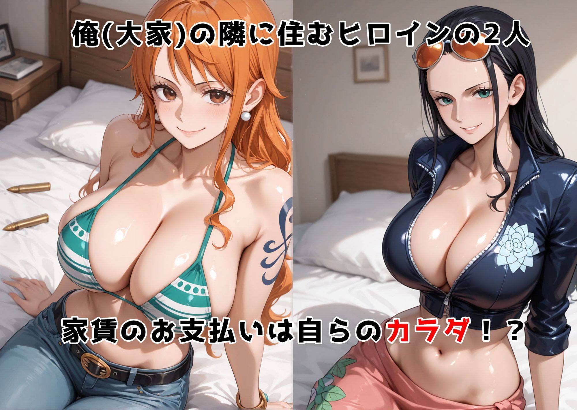 チン体奉仕契約〜大家への家賃は私達のカラダ〜  ナ〇・ロ〇ン サンプル2ページ目
