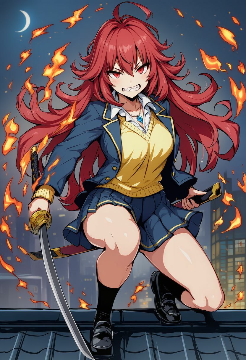 アツイミゾレ〜退魔剣士の完全妖魔化悪堕ち〜 サンプル1ページ目
