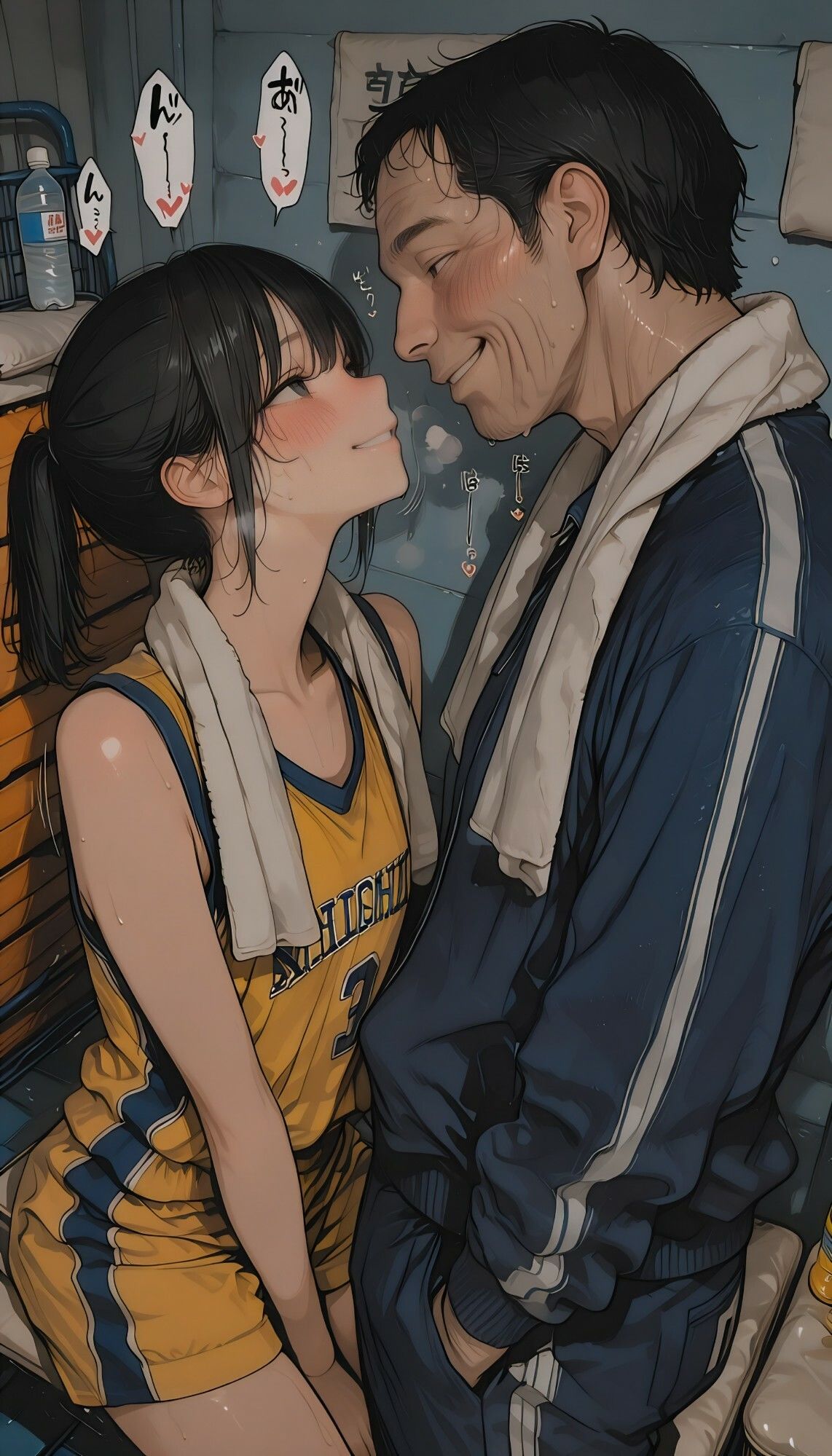 ついてる娘 バスケ部 サンプル1ページ目