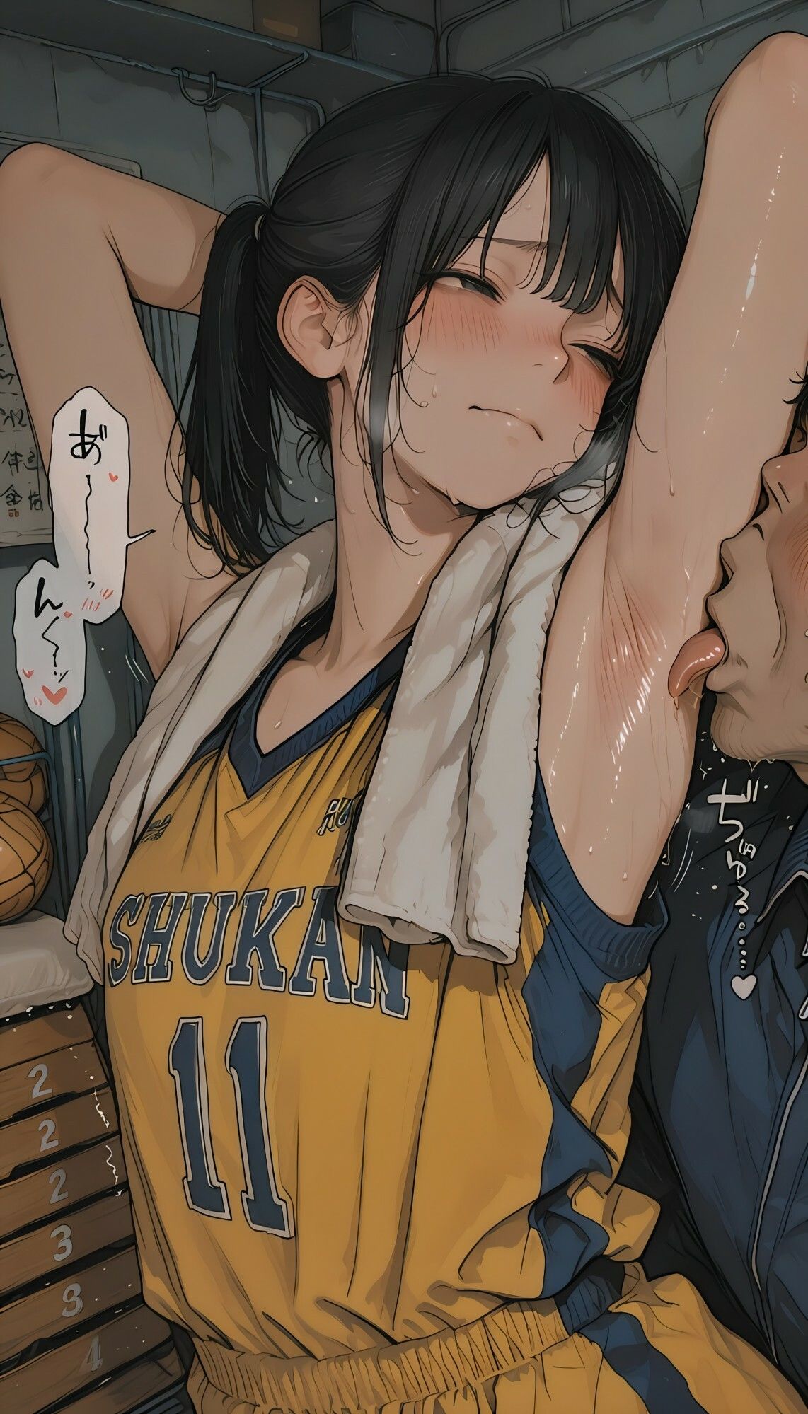 ついてる娘 バスケ部 サンプル6ページ目