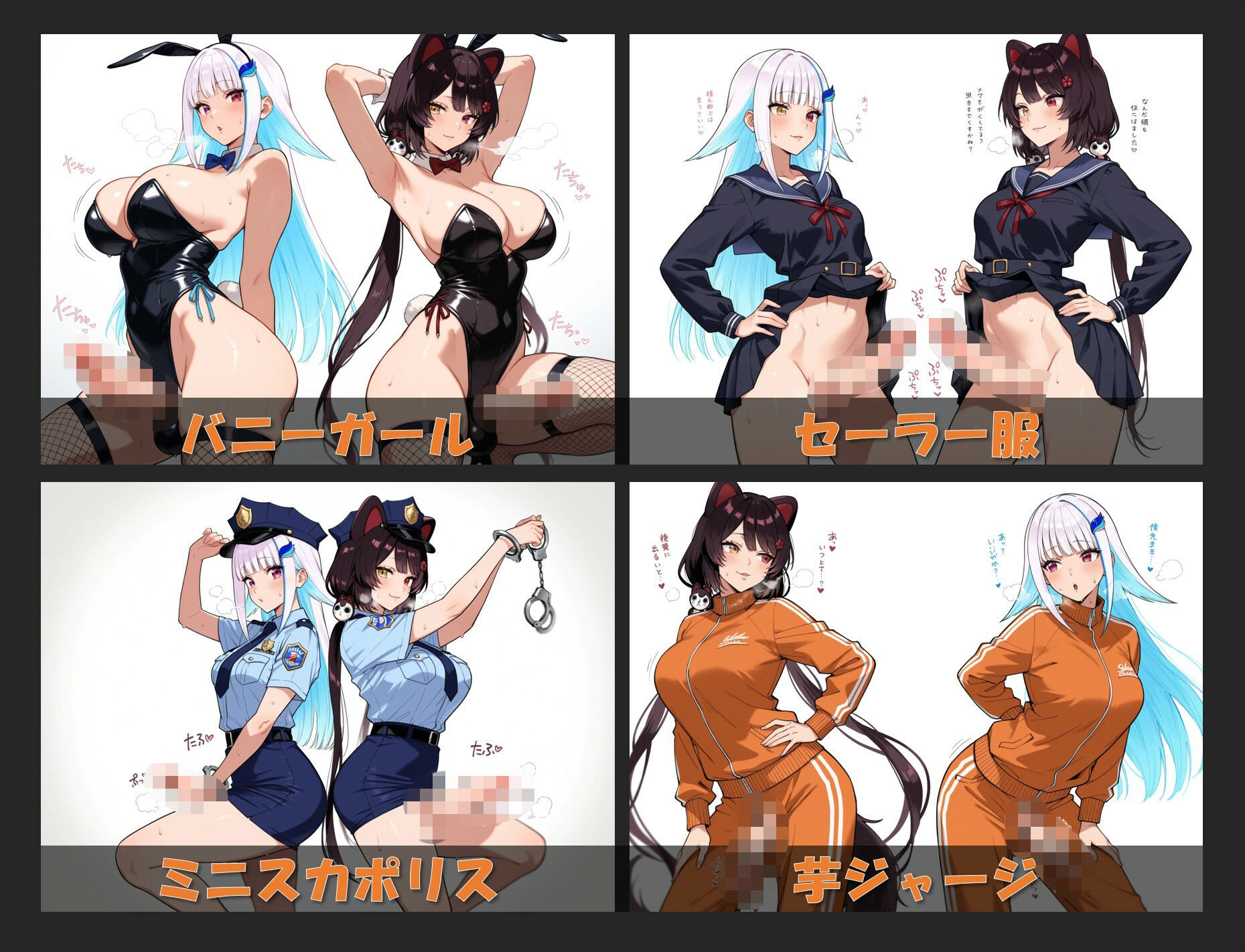 【ふたなり】に〇さんじ ふたなりVTuberのコスプレH集【125枚＋23枚】 サンプル1ページ目