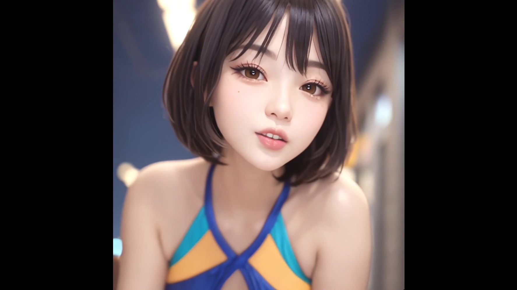 【動画版】競泳水着の彼女【2月】【AIグラビア】 サンプル8ページ目