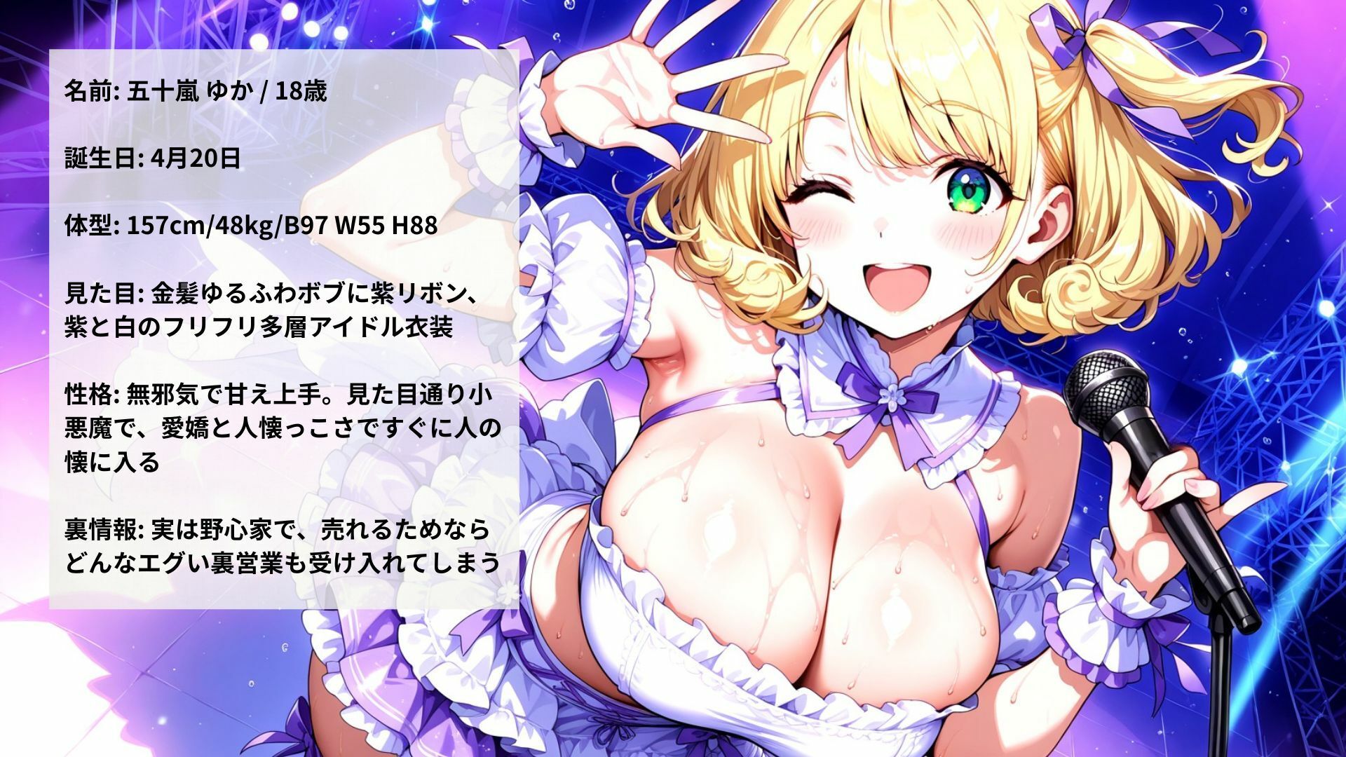 巨乳地下アイドル裏営業〜ステージ後汗だくセックス流出映像〜 サンプル7ページ目