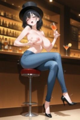 【裸ジーンズ女子5】裸ジーンズ女子とバーでサシ飲み サンプル10ページ目