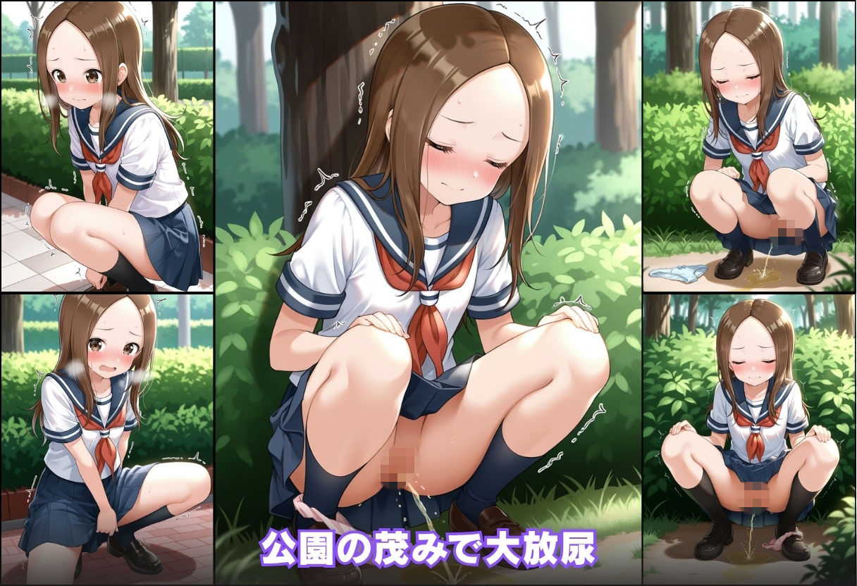 尿意の限界 おもらし上手の高木さん サンプル6ページ目