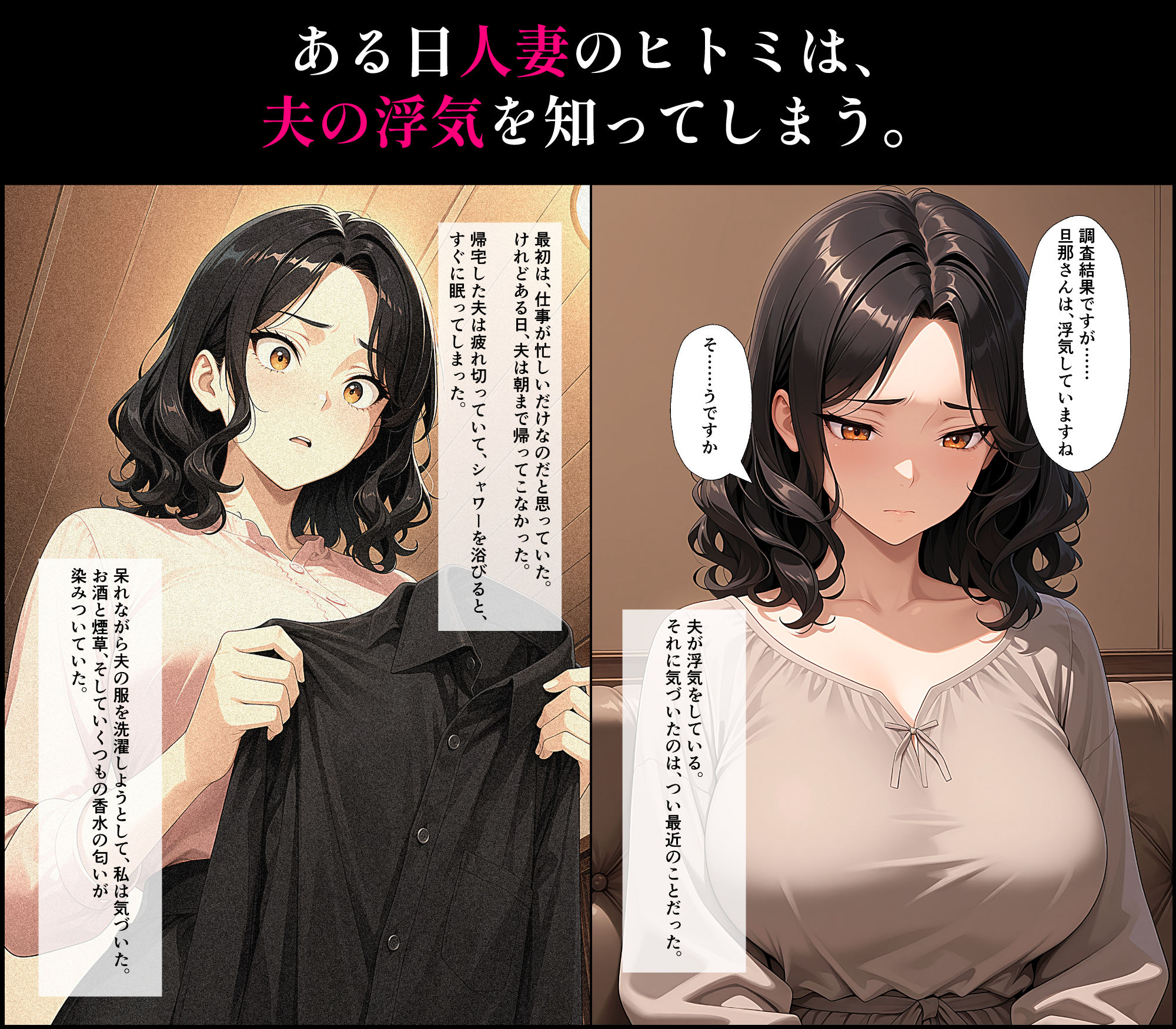 入れ替わりバー 人妻編 サンプル1ページ目
