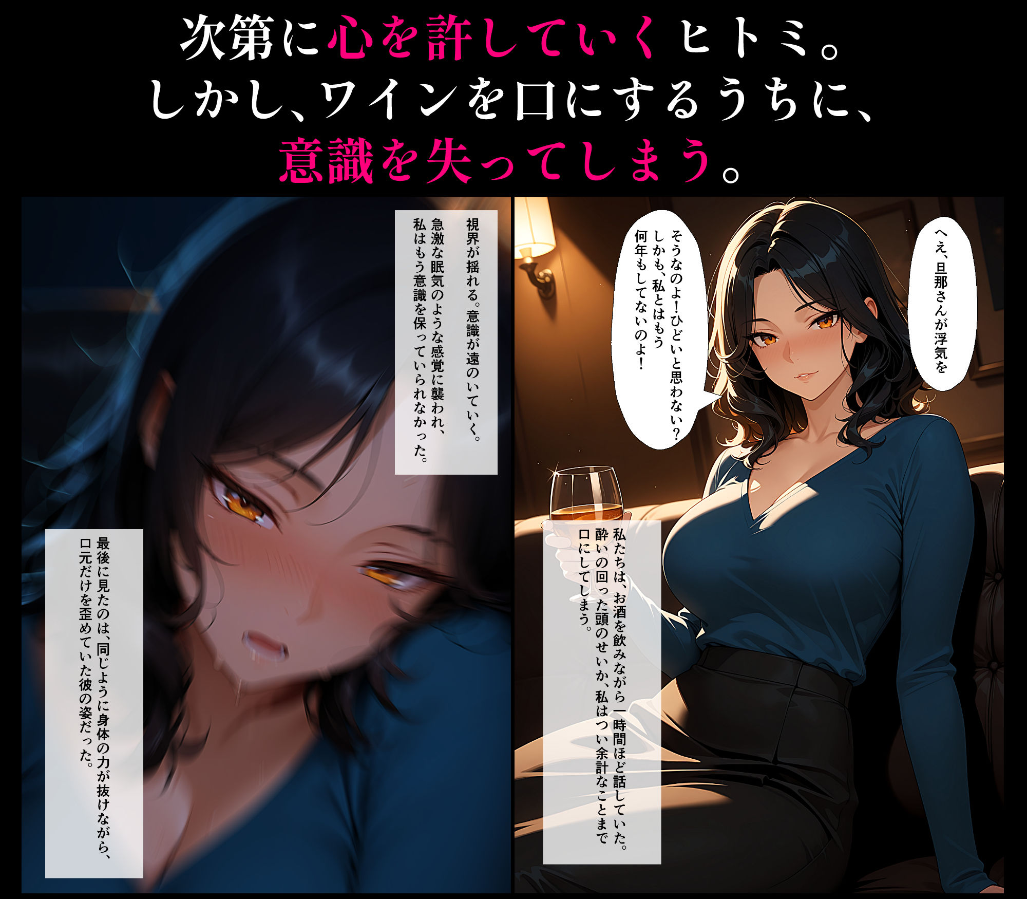 入れ替わりバー 人妻編 サンプル3ページ目