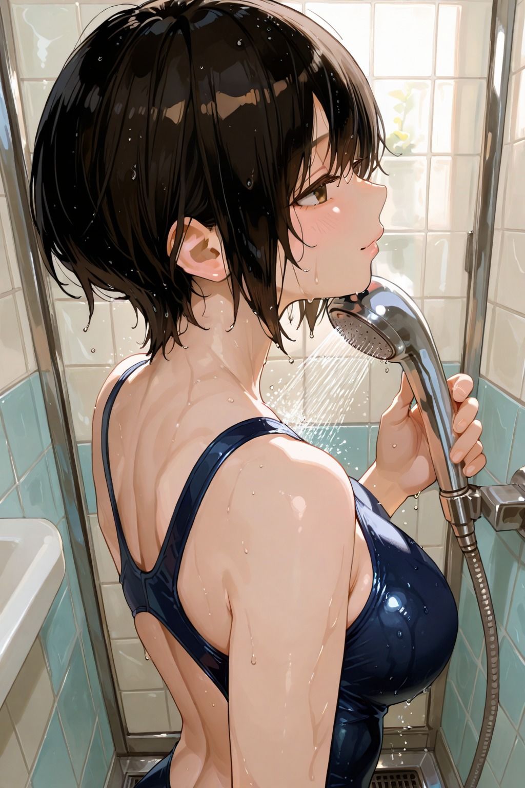 ボーイッシュな妹とお風呂に入って中出ししてしまった サンプル6ページ目