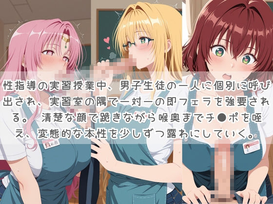 生徒たちの搾精パトロール係 〜先生を見つけたら即抜きサービス〜 T〇LOVEる サンプル1ページ目