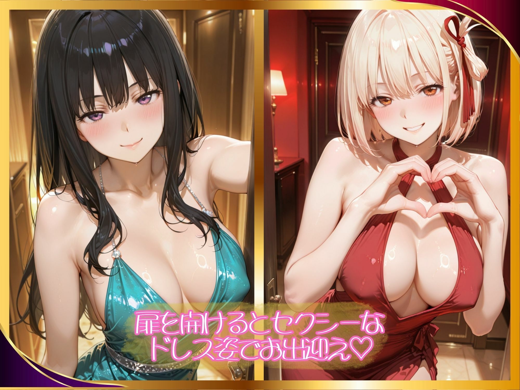 【高級風俗嬢】濃厚ご奉仕 〜リ●リス・リ●イル た●な＆ち●と〜 サンプル1ページ目