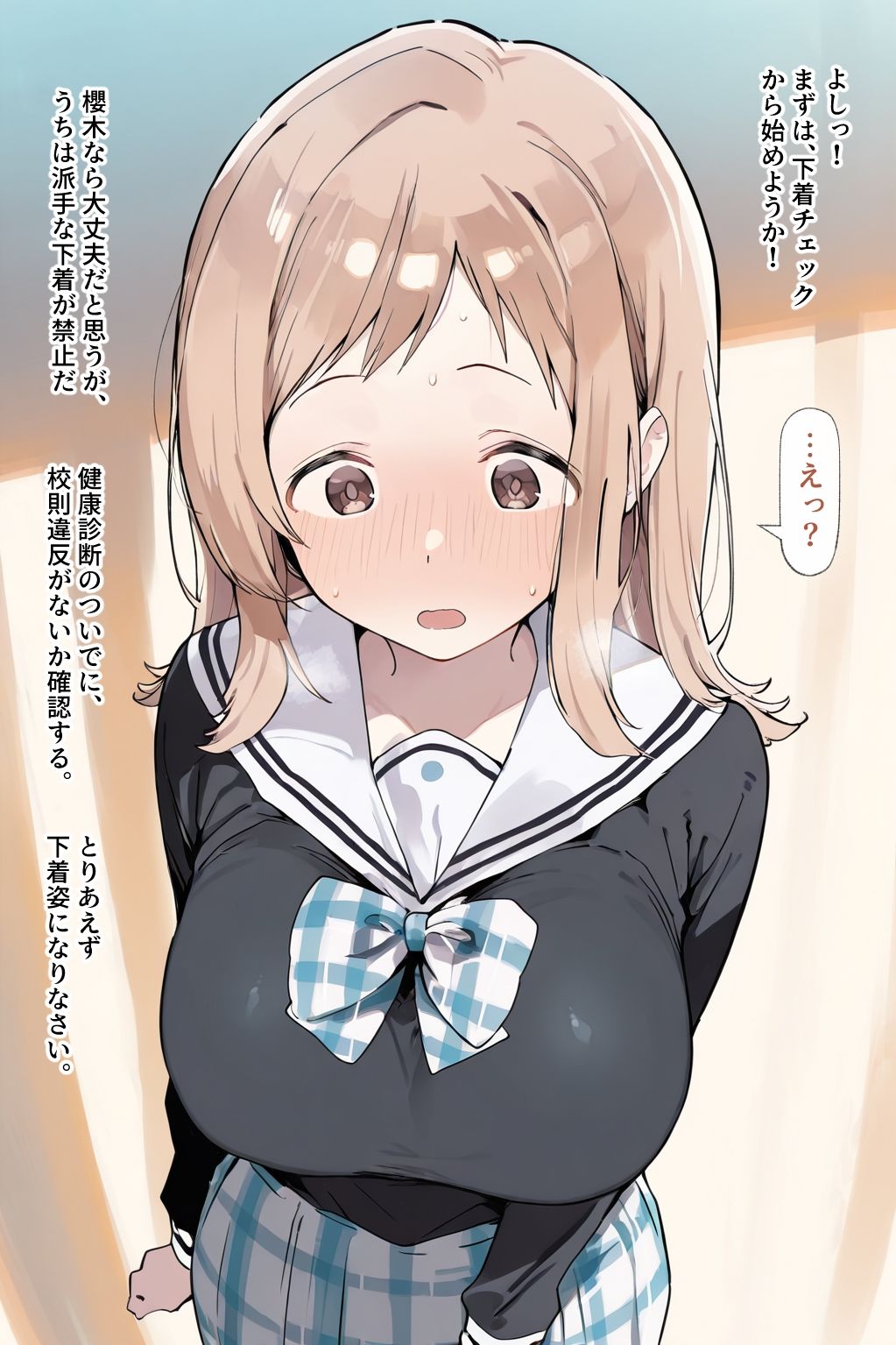 セクハラ教師に健康診断される真乃 サンプル6ページ目