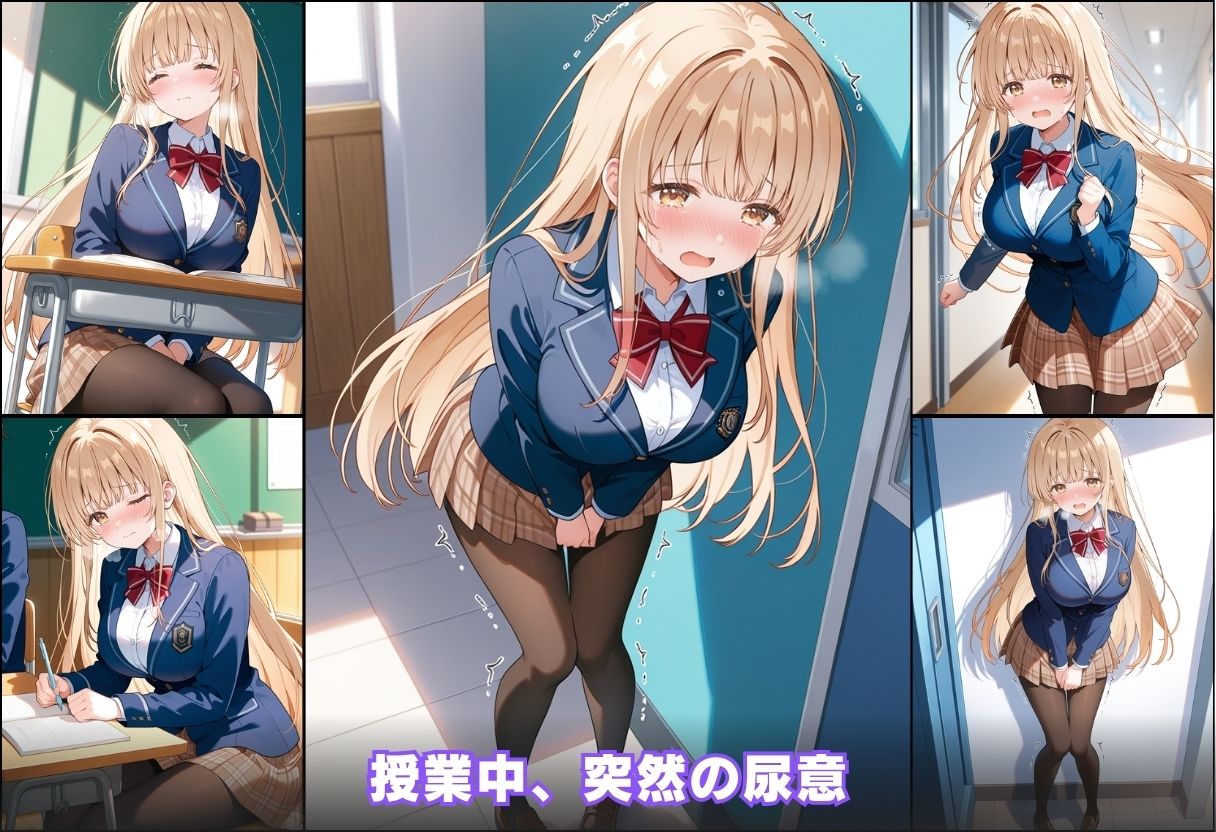 尿意の限界 おもらしの天使様 椎名真昼 サンプル3ページ目