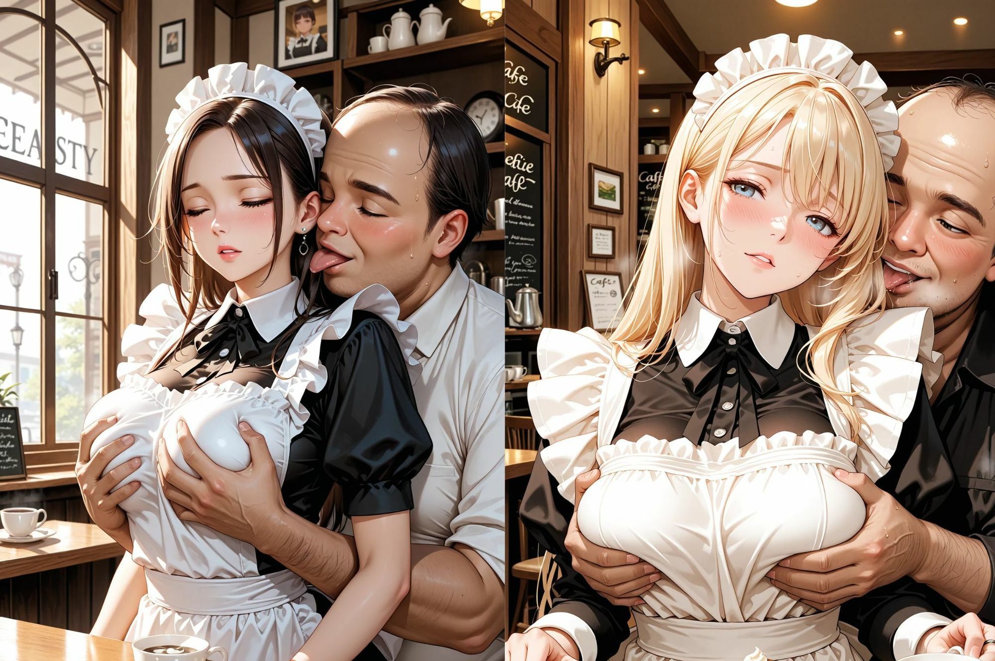 おさわりメイドカフェ サンプル3ページ目