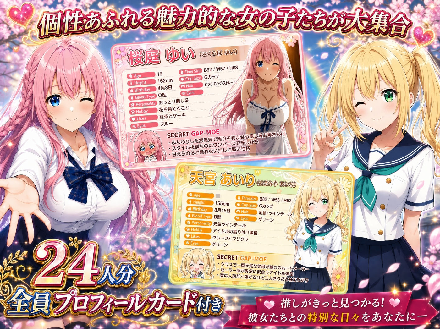 【美麗4K】3年1組あなたの彼女 〜学園生活で出会う最高の彼女たちとの物語〜【ED付き】 サンプル2ページ目