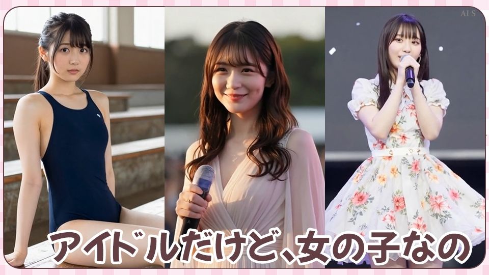 【約33分】『脱ぐアイドル』究極の羞恥。清純な仮面を脱ぎ捨て、真実の姿を晒す33分 -AIで描く究極の美女達- サンプル8ページ目