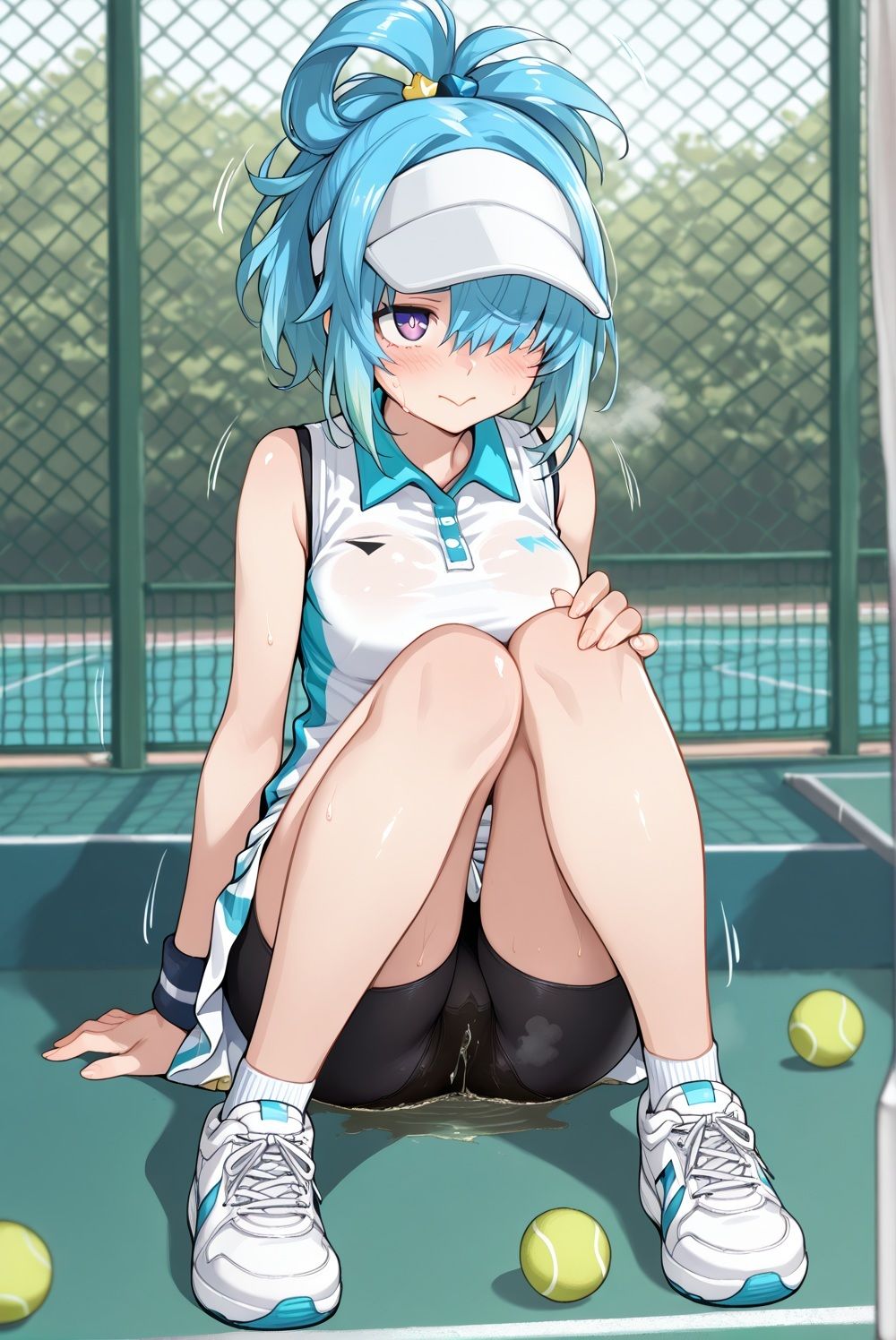 濡れゆくテニスコート サンプル4ページ目