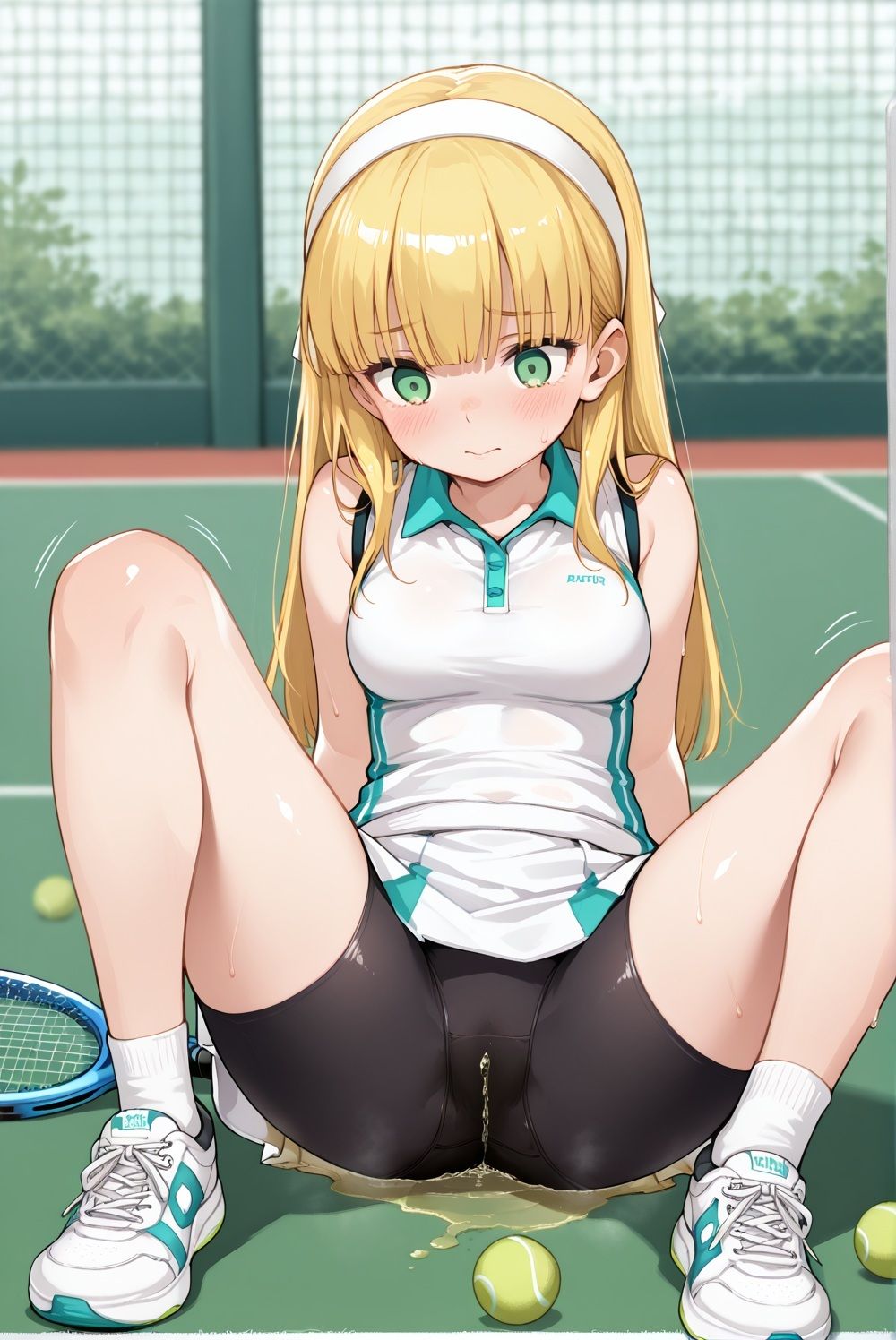 濡れゆくテニスコート サンプル5ページ目