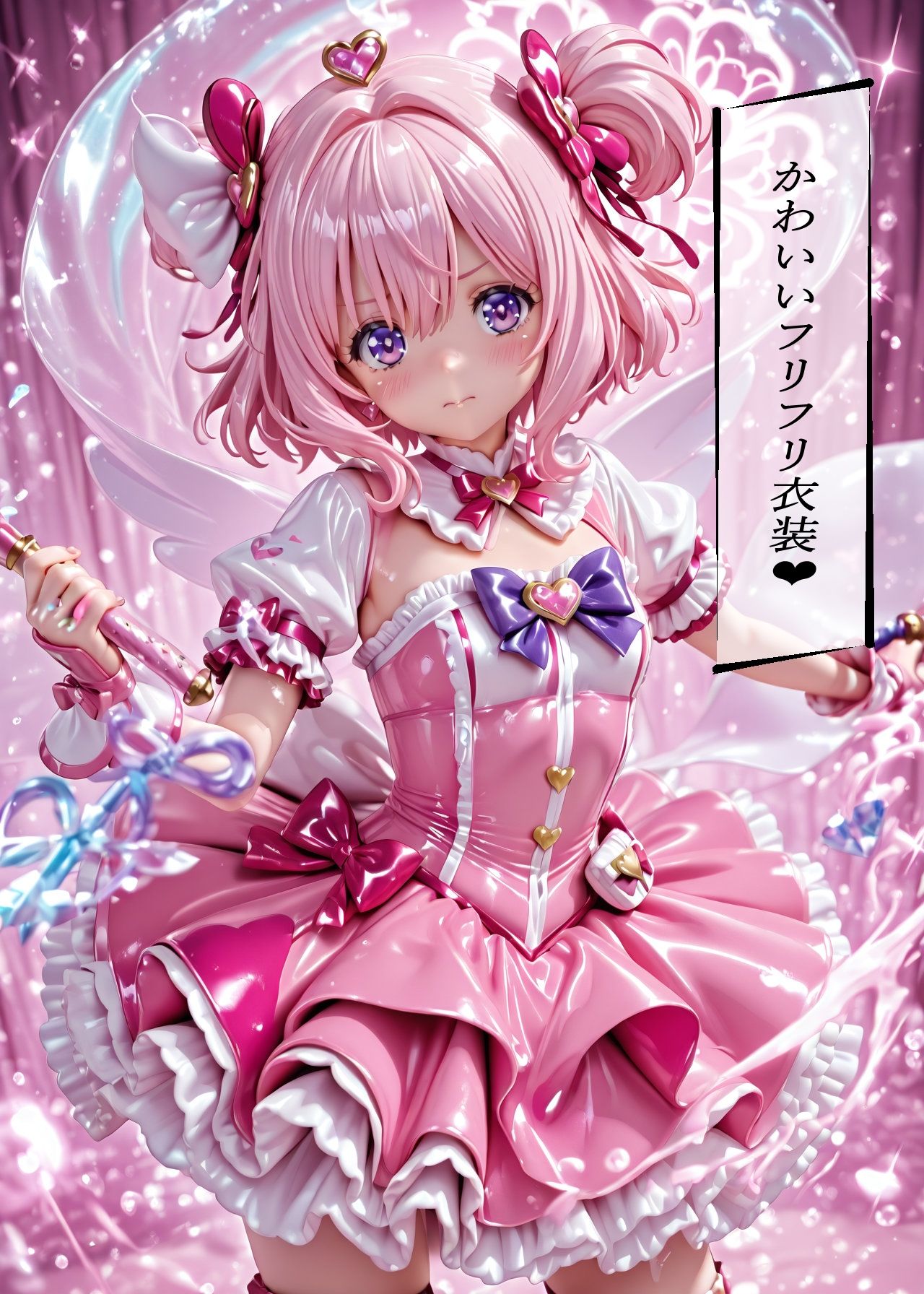 HなPVC  魔法少女と・・・やめられない サンプル2ページ目