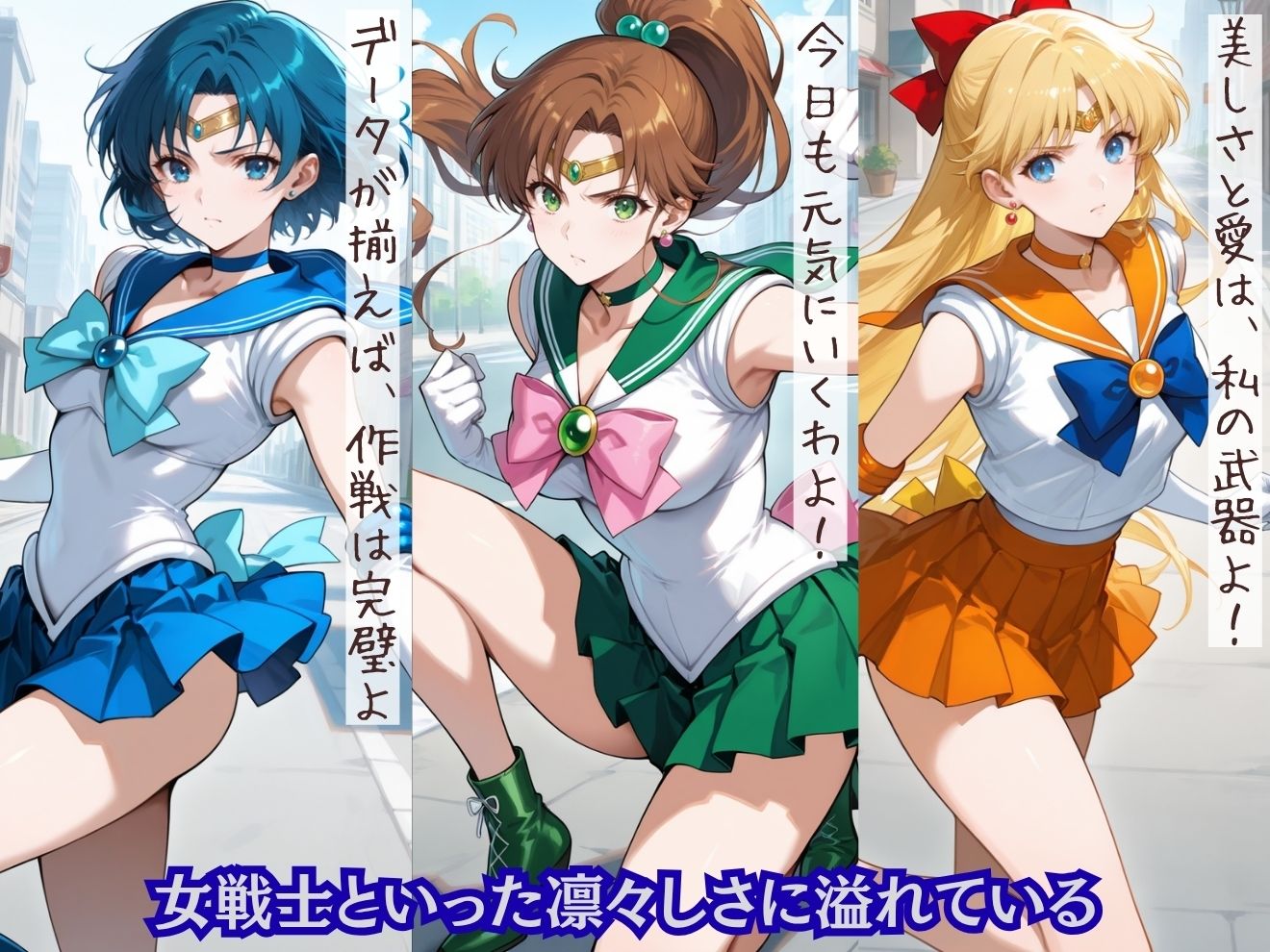 もしも根は真面目なセーラー戦士たちが意に反して淫売ビッチ化してしまったら？セーラ●ムーン編 サンプル2ページ目
