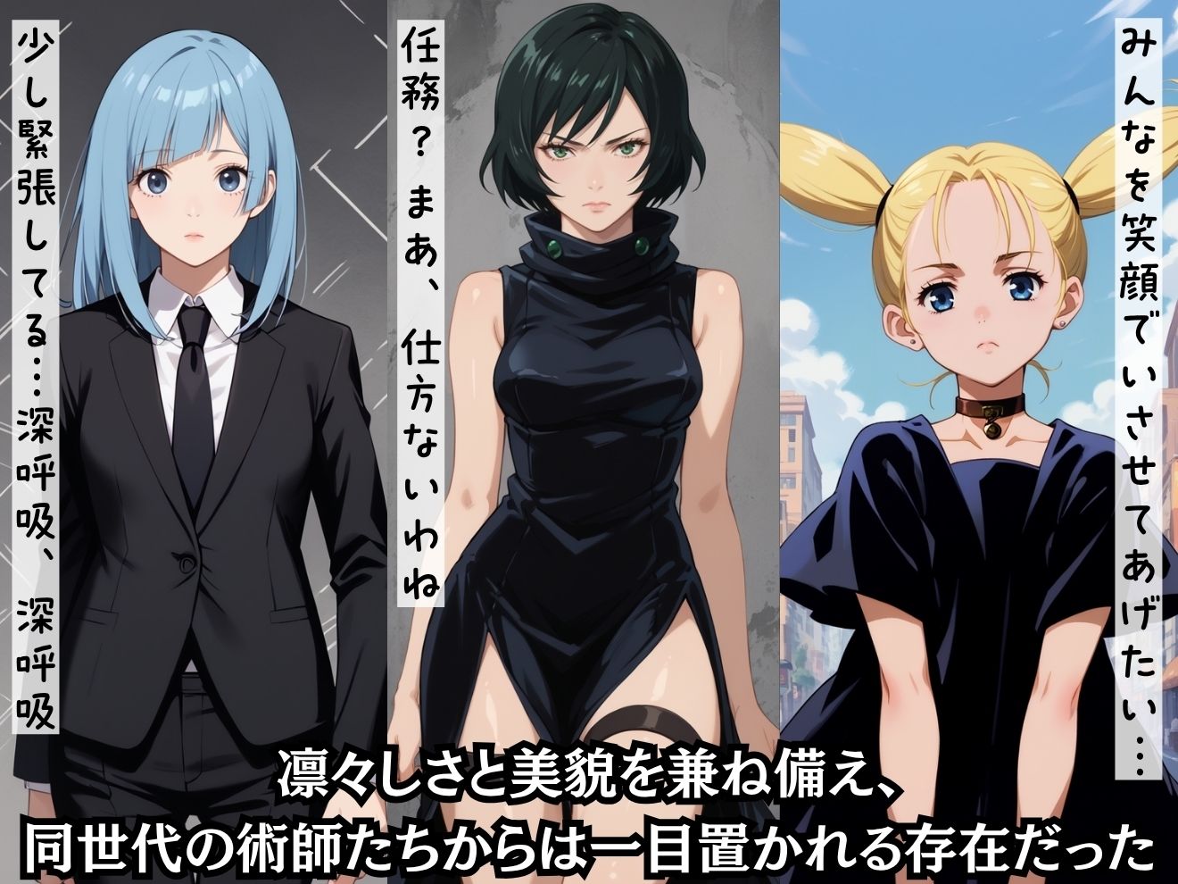 領域展開  淫夢牢獄  呪術女子たちの無間凌● サンプル2ページ目