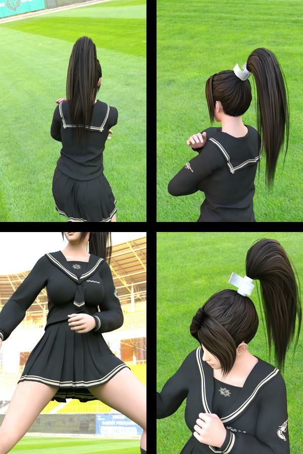 元祖格闘家ヒロインにしてバーチャルアイドル「不知火舞（しらぬいまい）」の女子学生風写真集:Seifuku_01 サンプル2ページ目