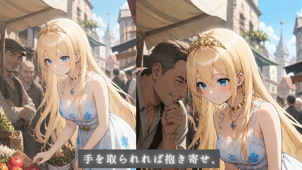 着エロ密着交尾 清純プリンセス5 禁断のスキンシップ〜下着で抱き着く姫様 熱情にこぼれる乳首〜 サンプル4ページ目