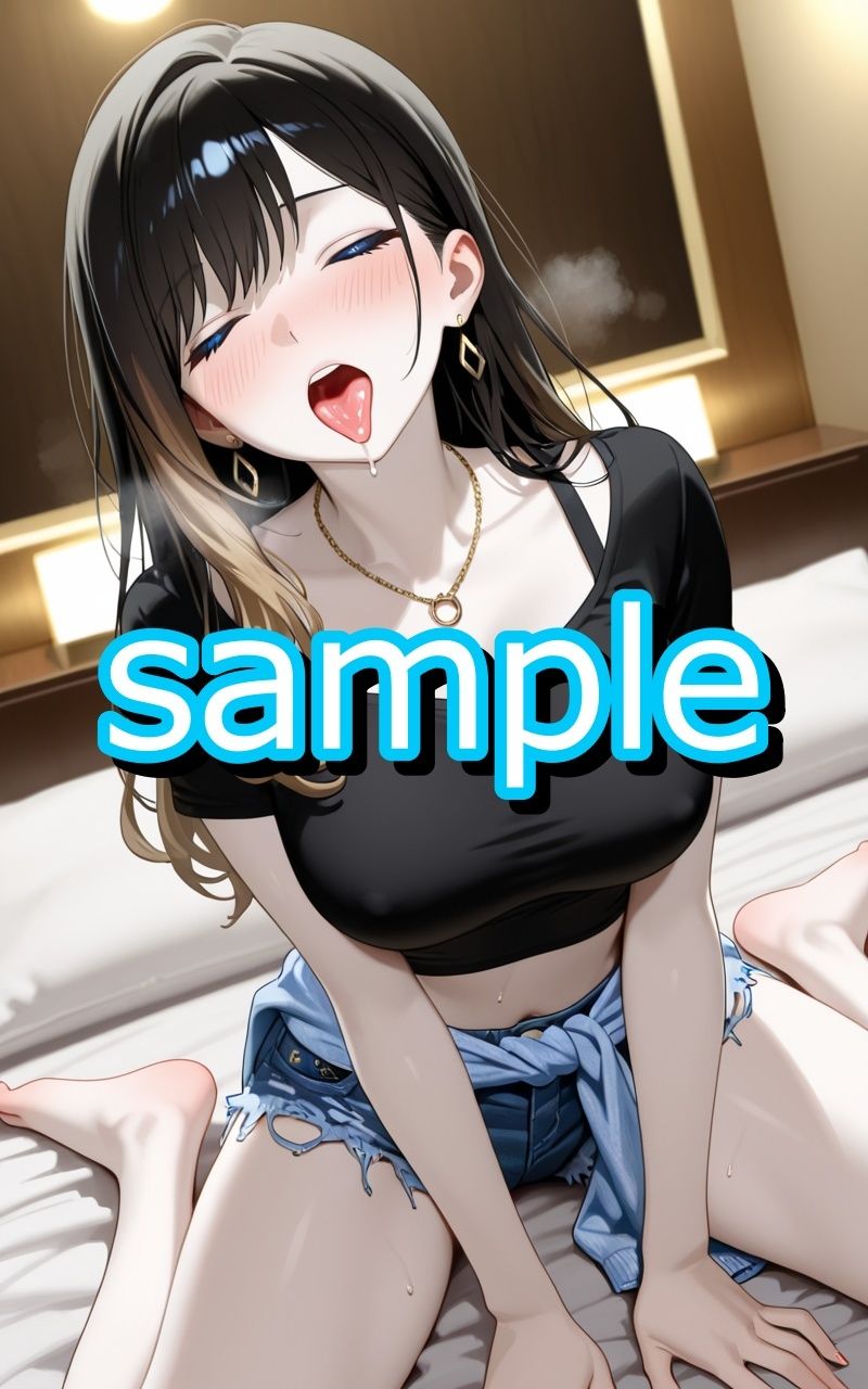 オタクに優しいギャルと呑んでいたら、勢いでホテルでヤっちゃったイラスト集 サンプル2ページ目
