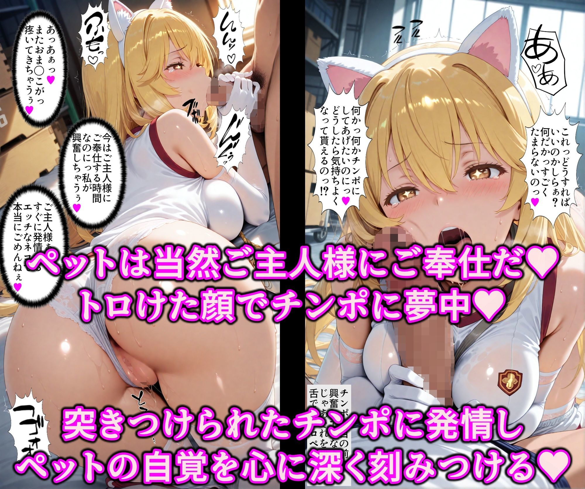 女王を逆洗脳で絶対服従の発情ネコ化！能力反射でエロい体の女王をマゾ洗脳♪何されてもアヘる俺専用の淫乱ペット サンプル4ページ目