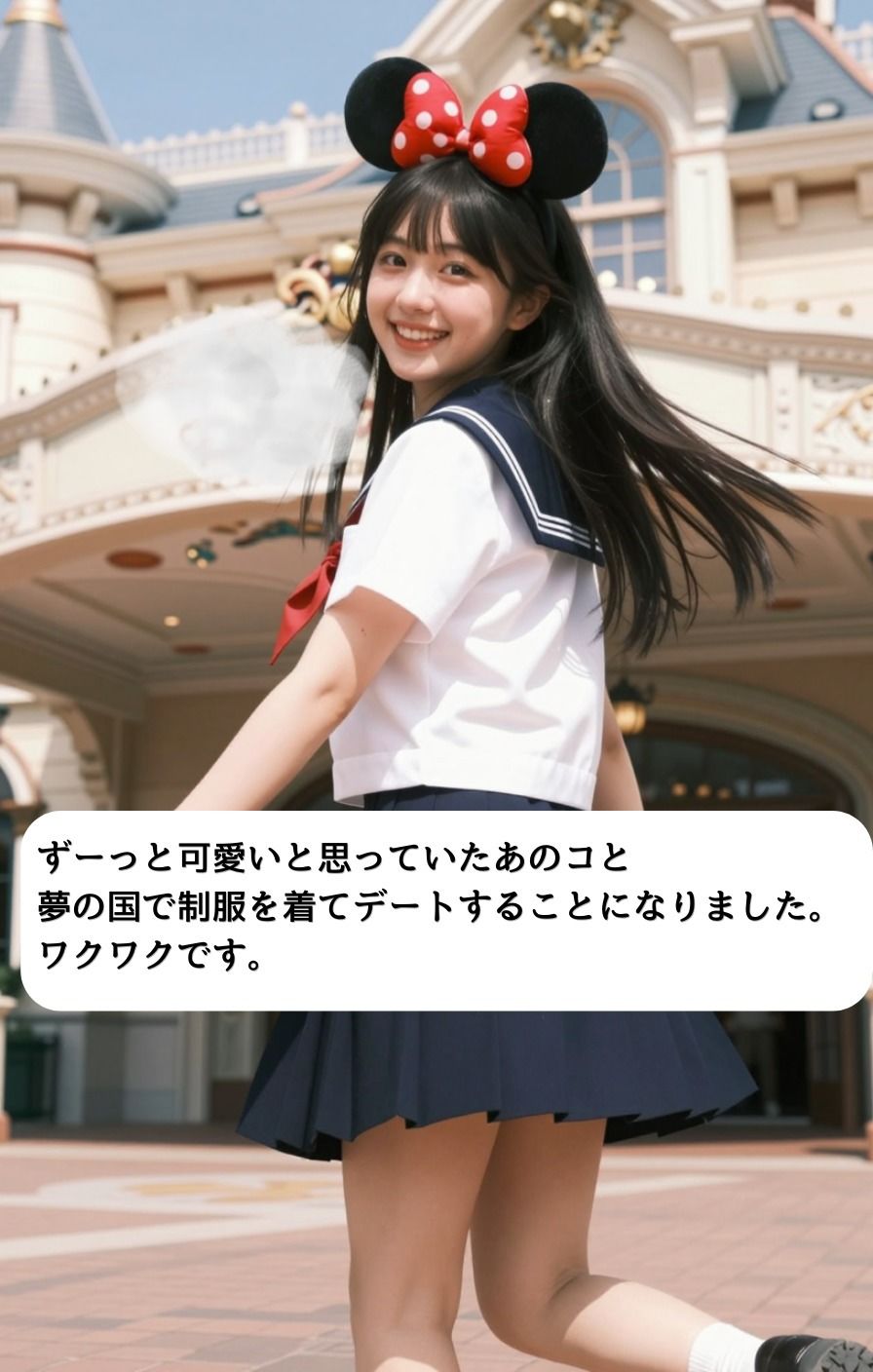 夢の国＊制服デート サンプル1ページ目