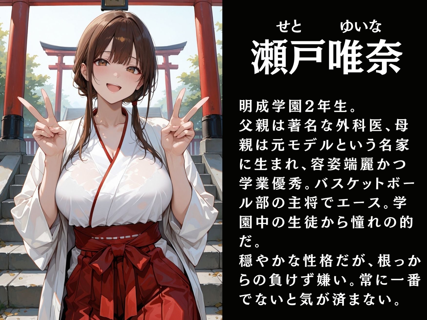 放課後の性指導〜禁断の記録〜巫女編 サンプル2ページ目