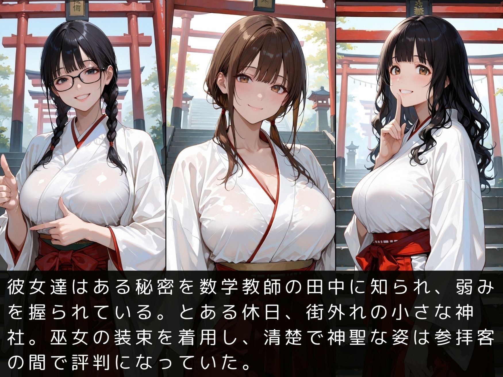放課後の性指導〜禁断の記録〜巫女編 サンプル5ページ目