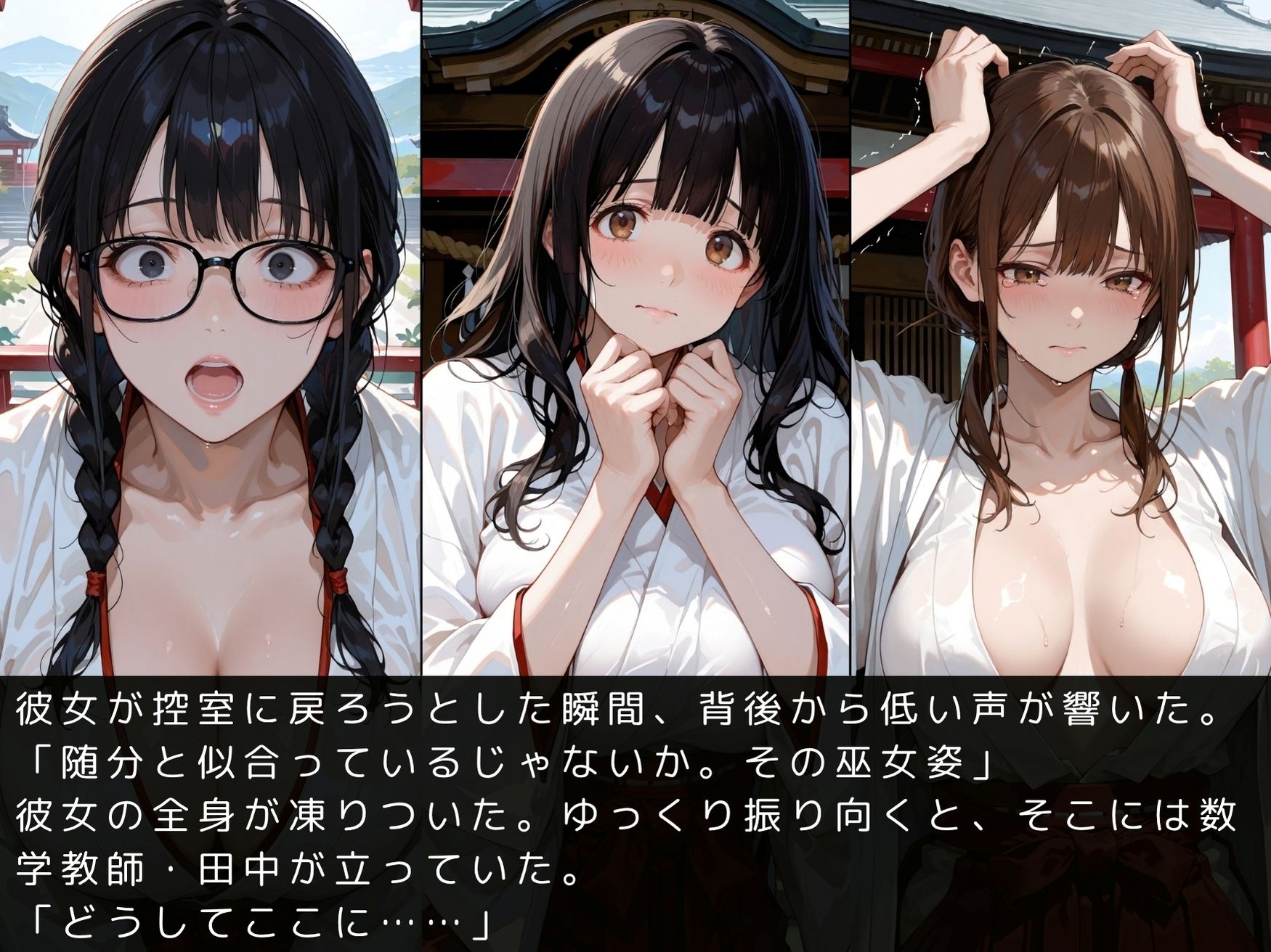 放課後の性指導〜禁断の記録〜巫女編 サンプル6ページ目
