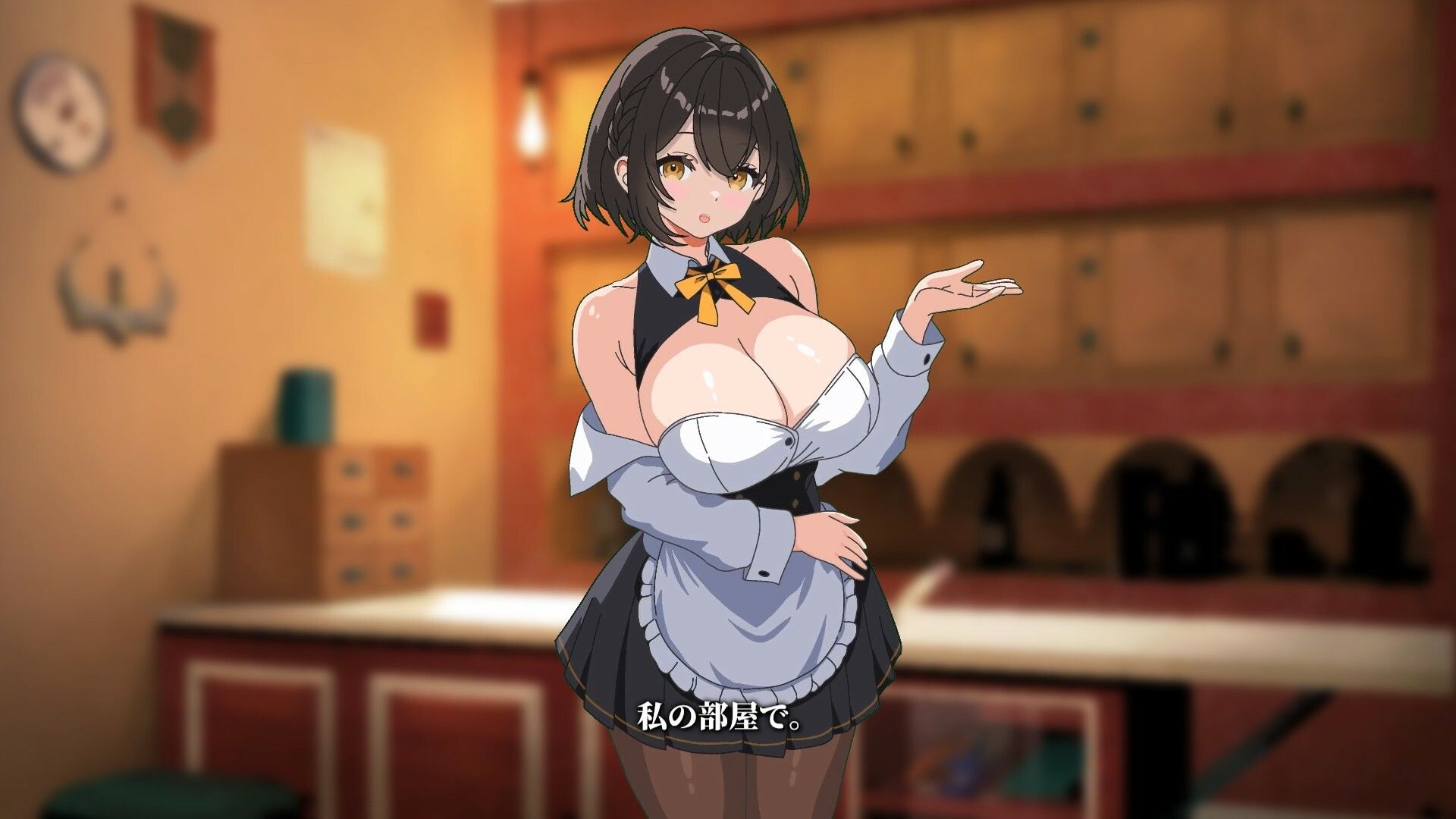 【Live2Dアニメ】冒険者ギルドの受付嬢からの危ない依頼 サンプル4ページ目