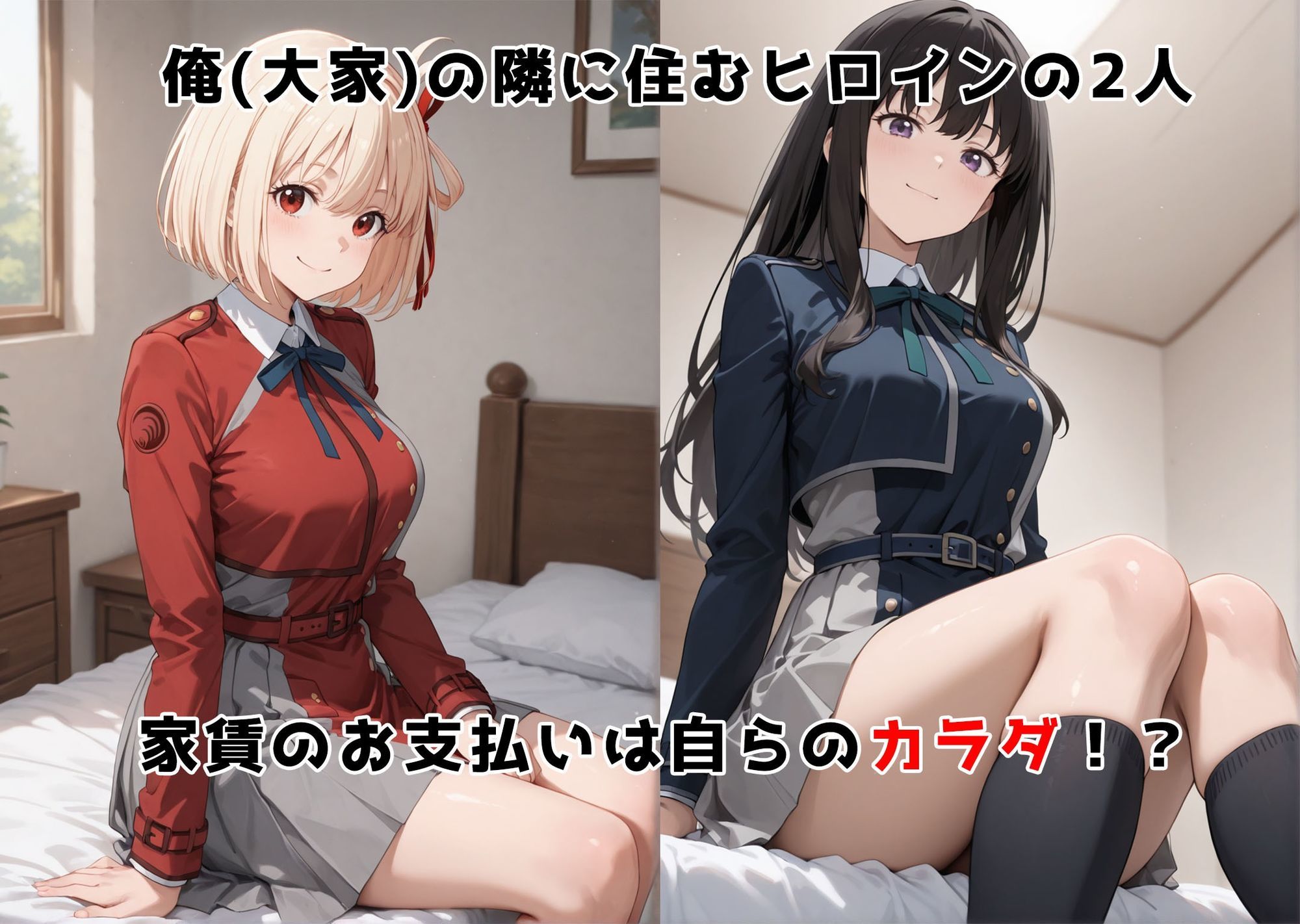 チン体奉仕契約〜大家への家賃は私達のカラダ〜  リコ〇コ サンプル2ページ目
