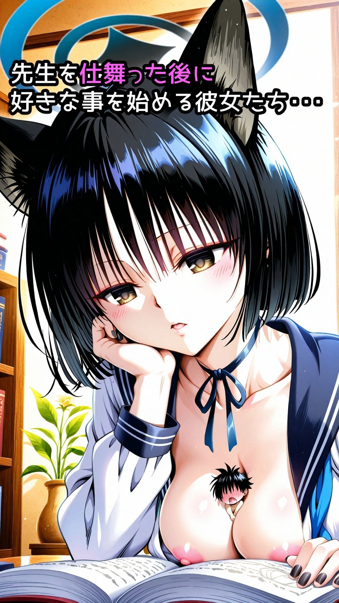 大きな生徒達に囚われて サンプル3ページ目