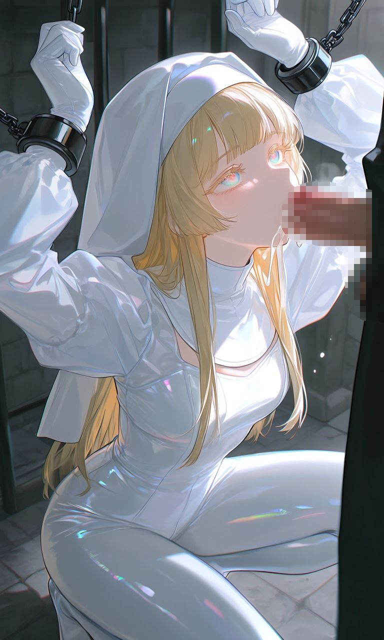 シスター風  ラバースーツ  拘束エロ画像集 サンプル4ページ目