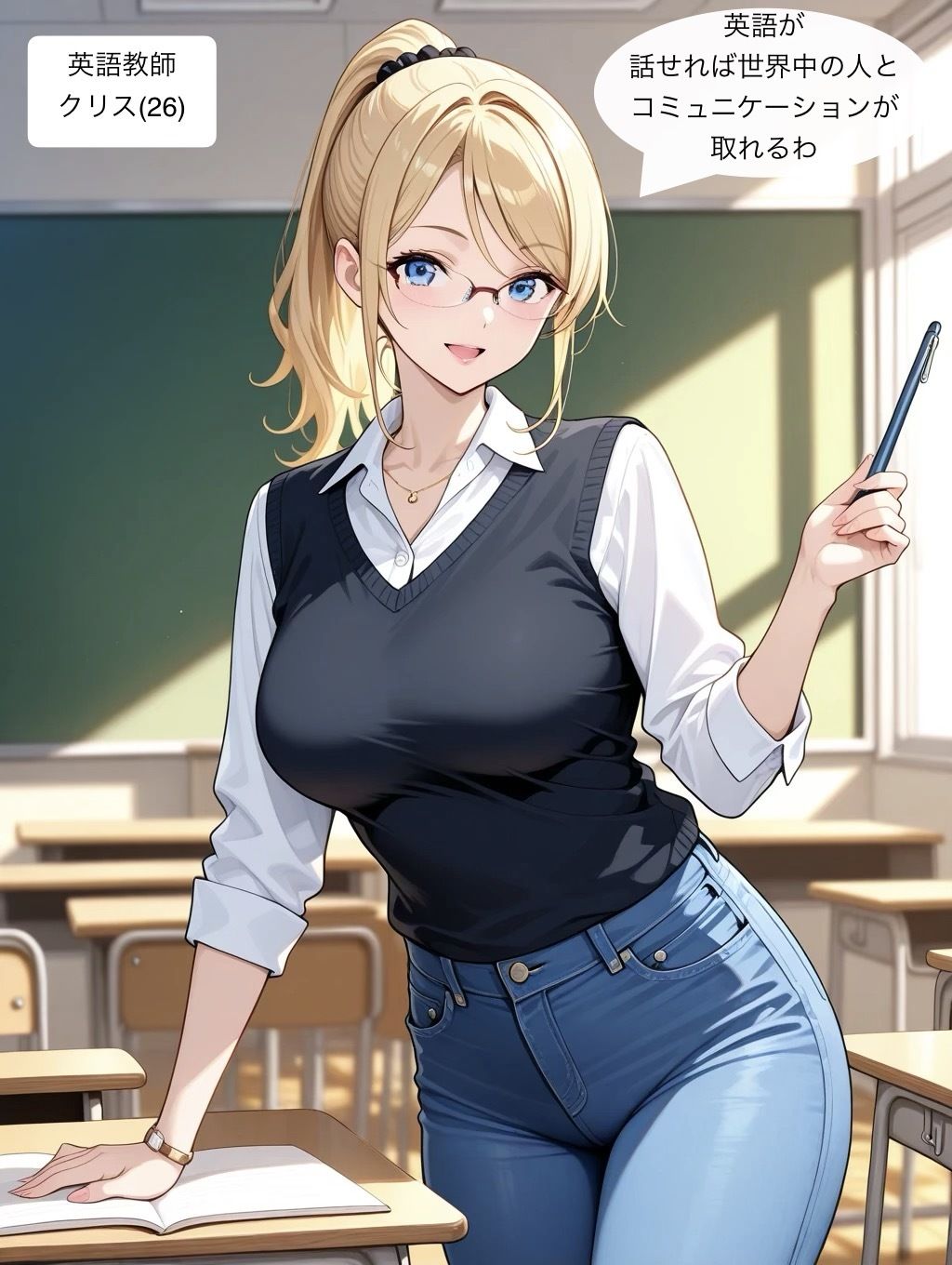 放課後先生と居残り サンプル4ページ目