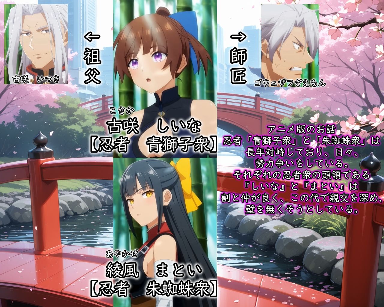 ［ゴウェザフざえもんR］くノ一たちの幕間劇 サンプル2ページ目
