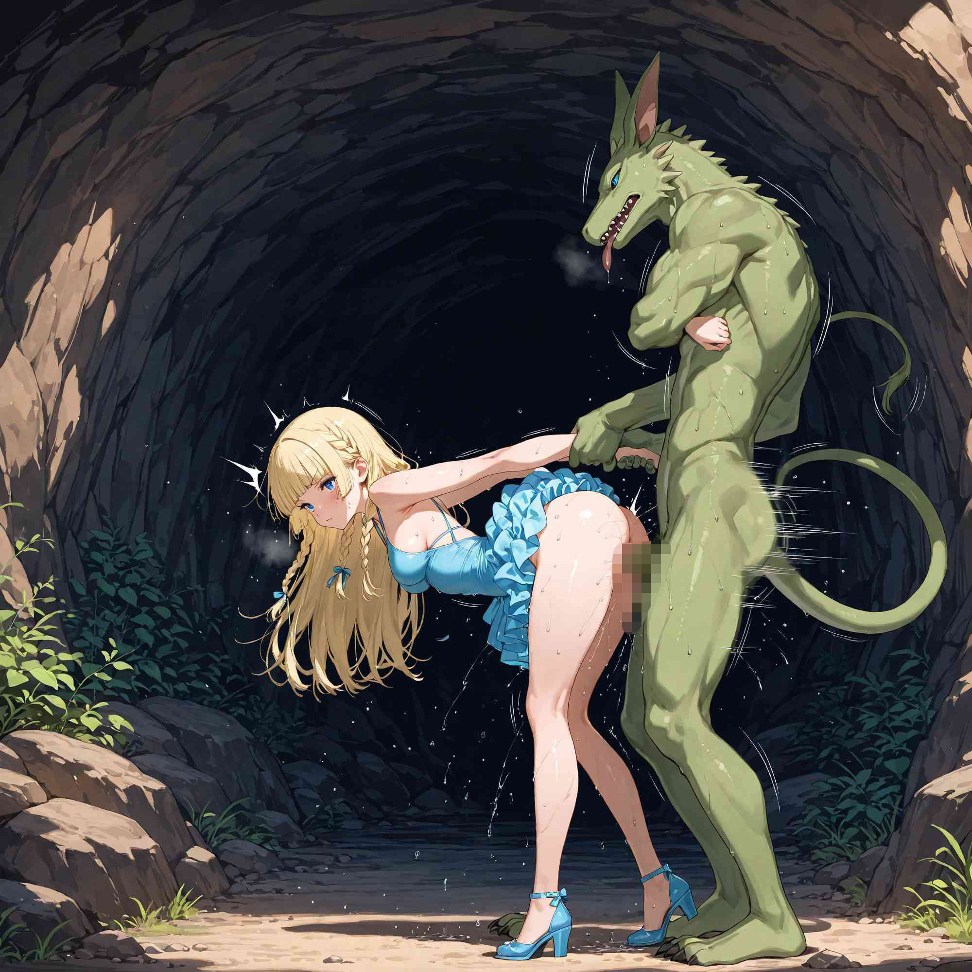 見下してきた女魔法使いを夜のスキルでわからせる！3 サンプル4ページ目