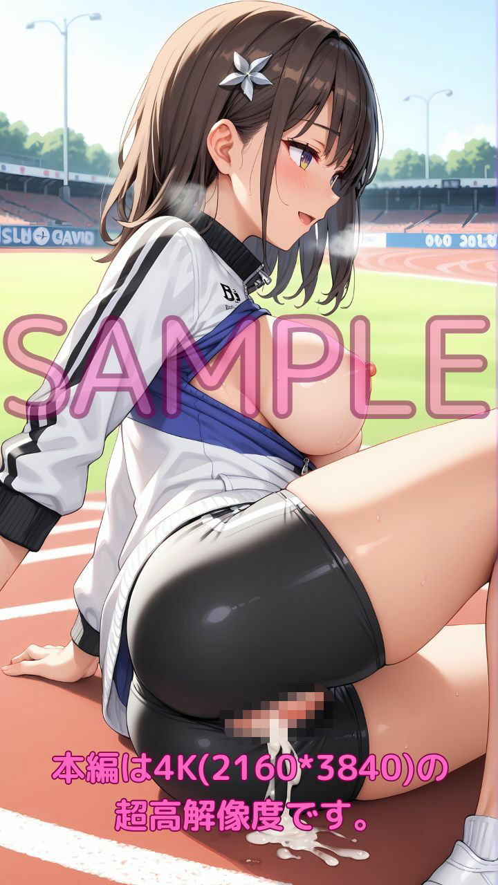 汗まみれ発情巨乳陸上部女子の引き締まったま○こを、俺の秘密のトレーニングで理性崩壊まで中出し！犯しまくり！ サンプル10ページ目